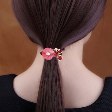 KIKI Haarband Haarseil Diademe Für Frauen Pferdeschwanzhalter Mit Schleife