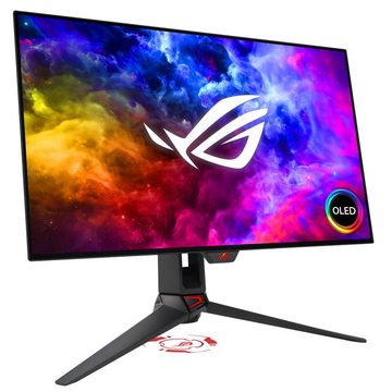 Asus ROG Swift PG27AQDM Gaming-Monitor (67,30 cm/27 ", 2560 x 1440 px, WQHD, 0,03 ms Reaktionszeit, 240 Hz, OLED, OLED-Panel, G-SYNC-kompatibel, Anti-Glare, gleichmäßige Helligkeit)