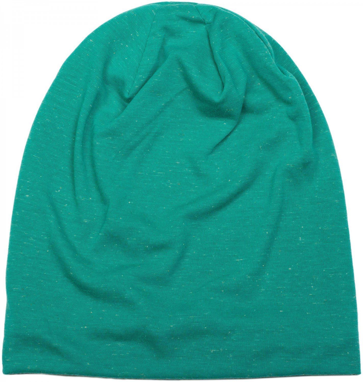 (1-St) Mütze Türkis-Grün Beanie meliert Beanie styleBREAKER Slouch Uni