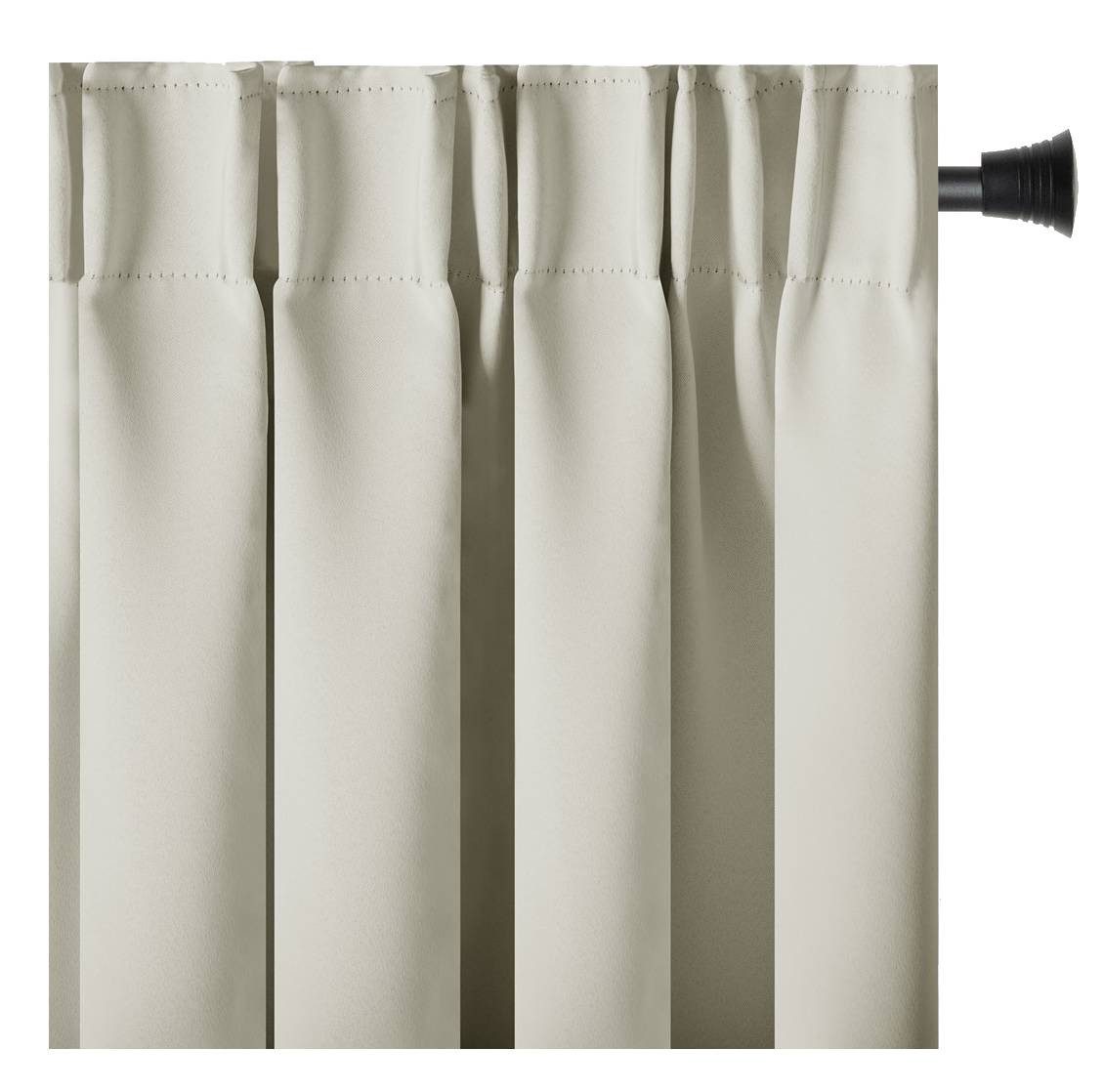 AmeliaHome Gardine Gardine Vorhang Einfarbig Verdunklungsvorhang Aufhängung Pleat (1 St), Kräuselband, verdunkelnd