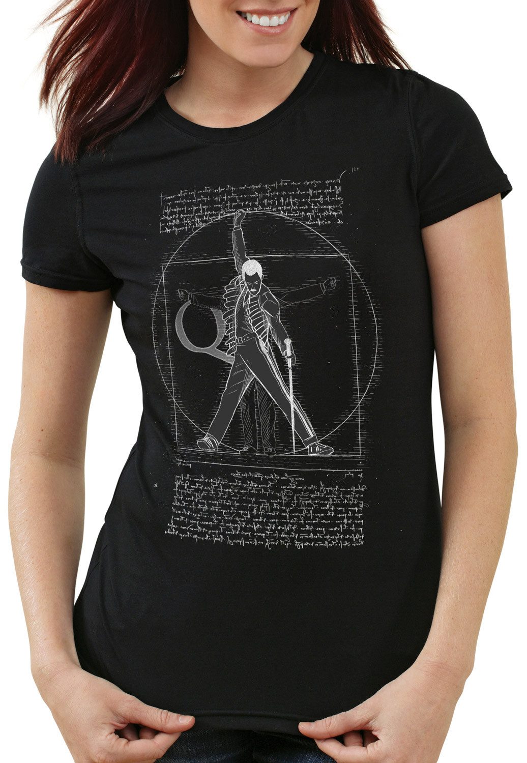 style3 T-Shirt Vitruvianischer Freddie da vinci günstig online kaufen