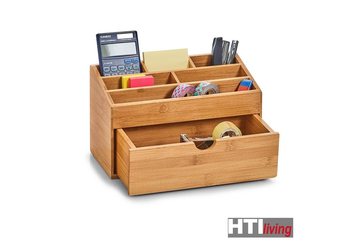 Thumbnail - Neuetischkultur Aufbewahrungsbox Organizer mit 12 Fächern Bambus (Stück, 1 St)
