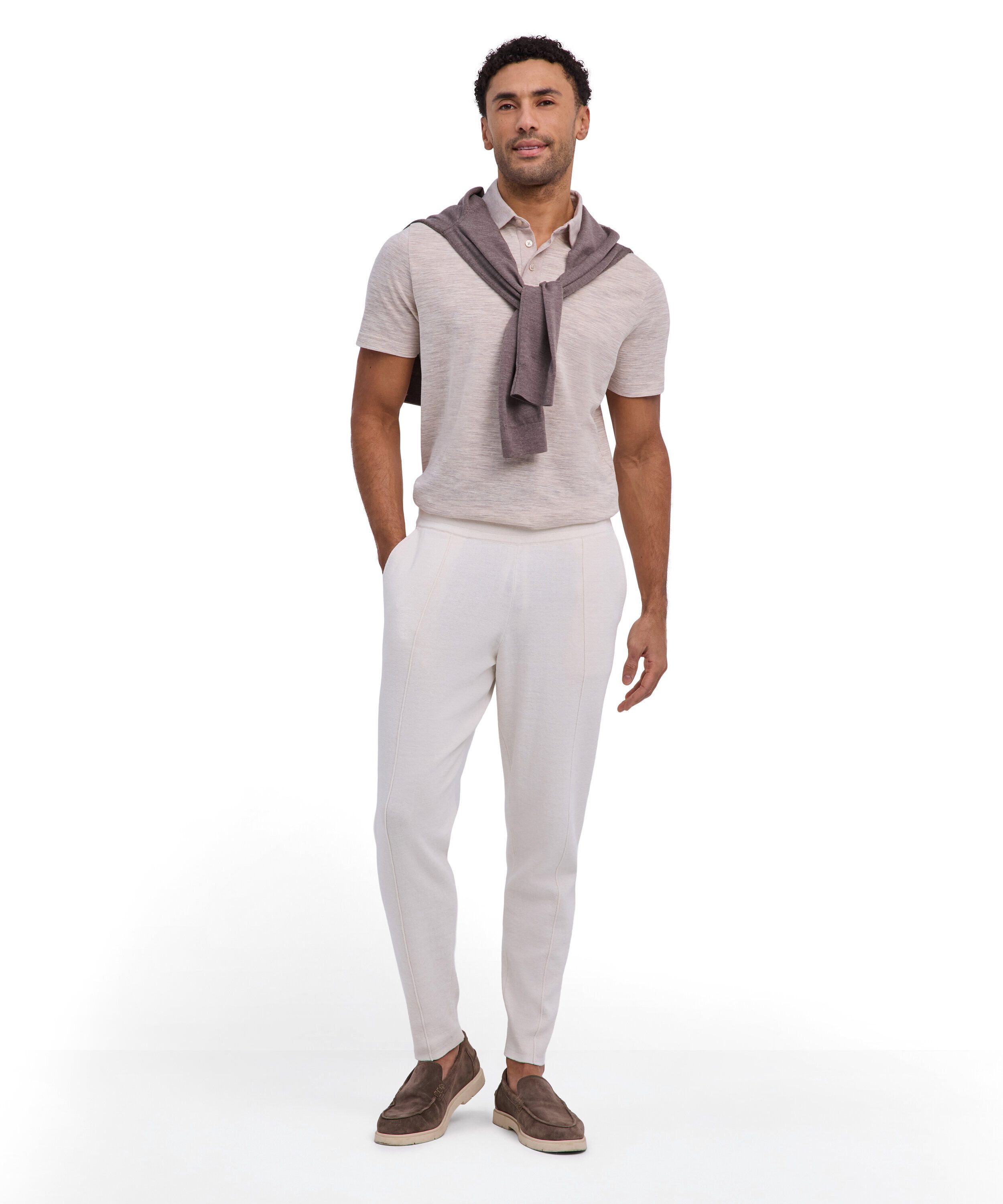 FALKE Poloshirt Cotton Linen Polo Shirt (1-tlg., 1)
