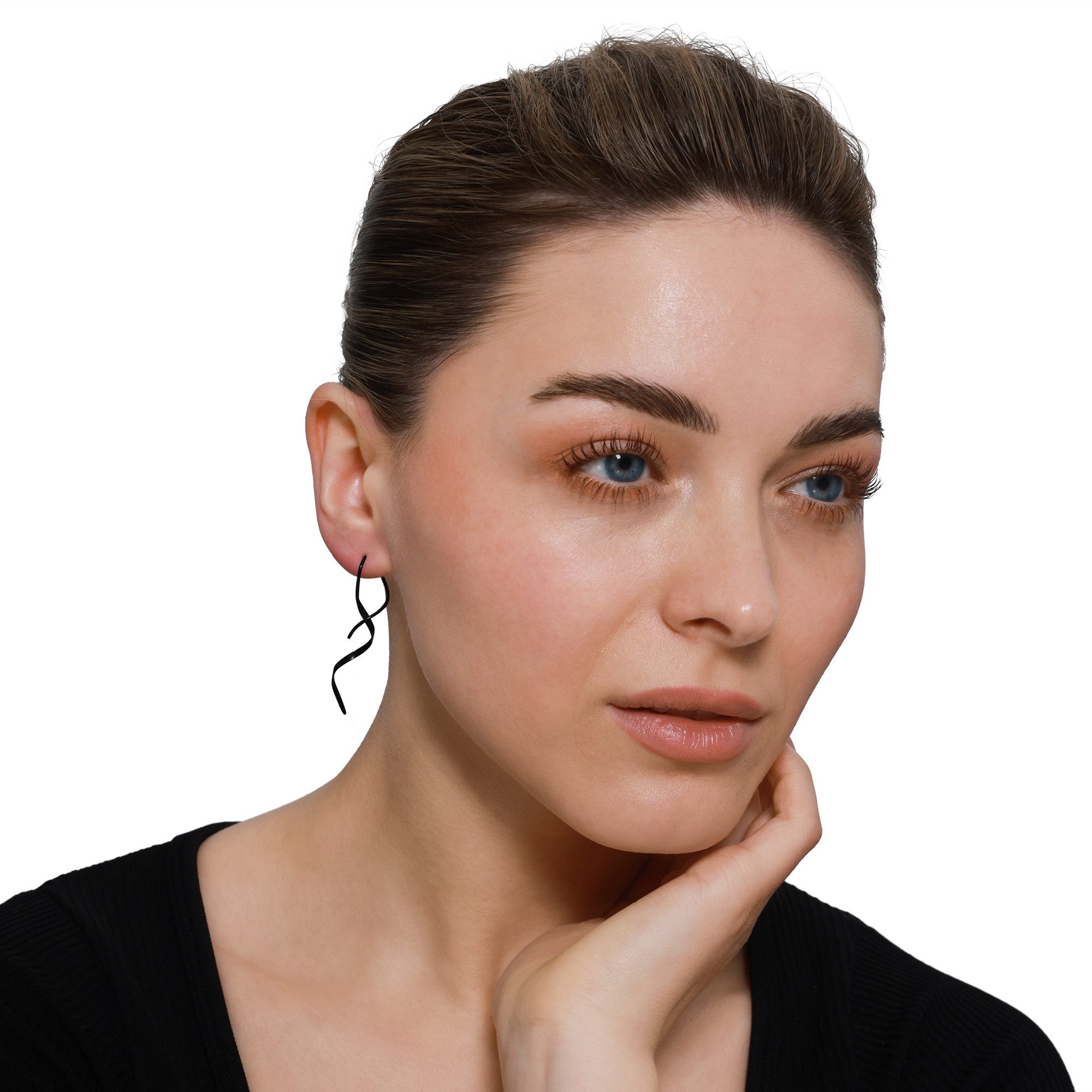 Heideman Paar Ohrstecker Rufus schwarz farben (Ohrringe, inkl. Geschenkverp günstig online kaufen