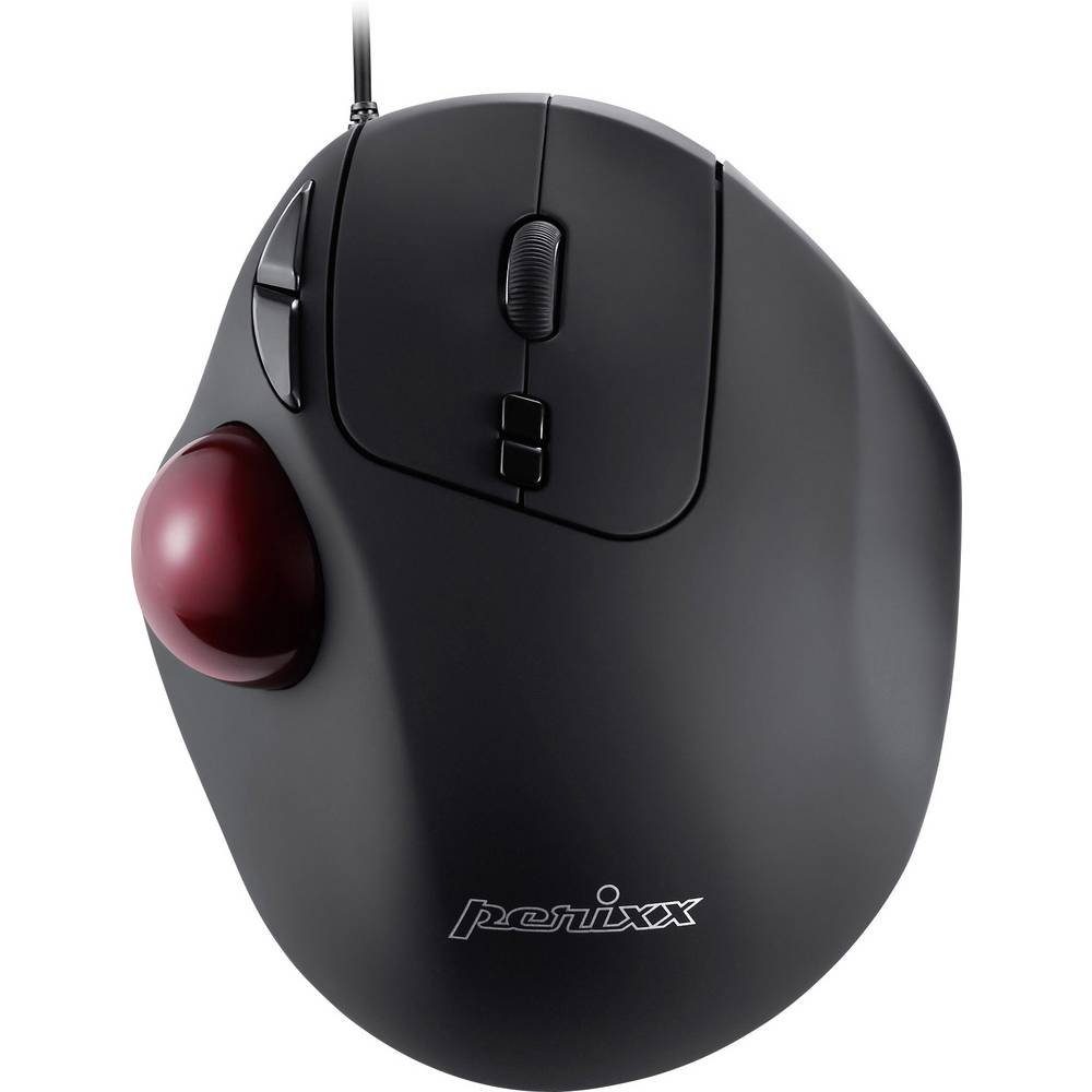 Perixx Ergonomische USB Trackball Maus 11567 Mäuse (Ergonomisch, Integrierter Trackball)