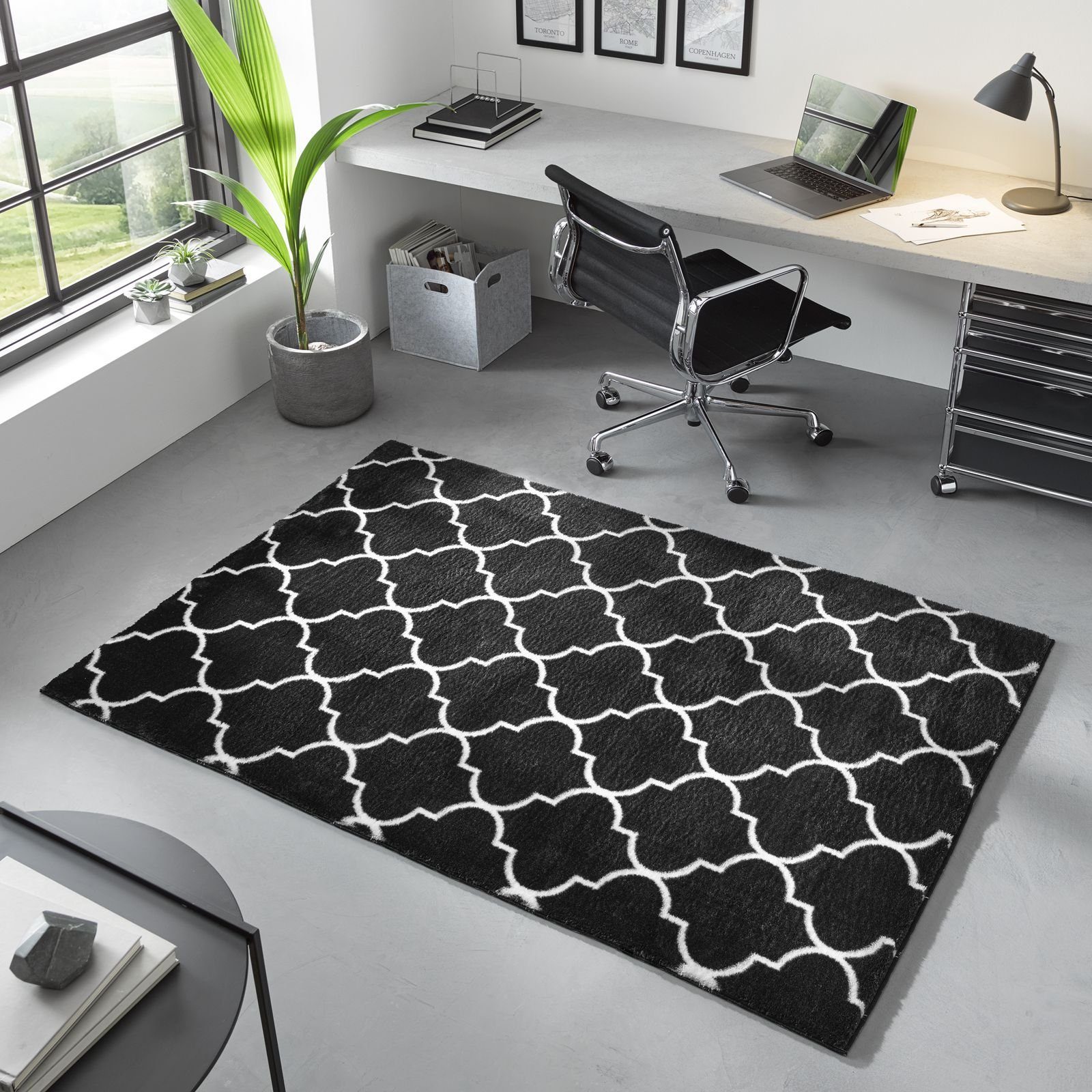 TaraCarpet Teppich Valetta Florentiner 52, rechteckig, Höhe: 19 mm, Skandi günstig online kaufen