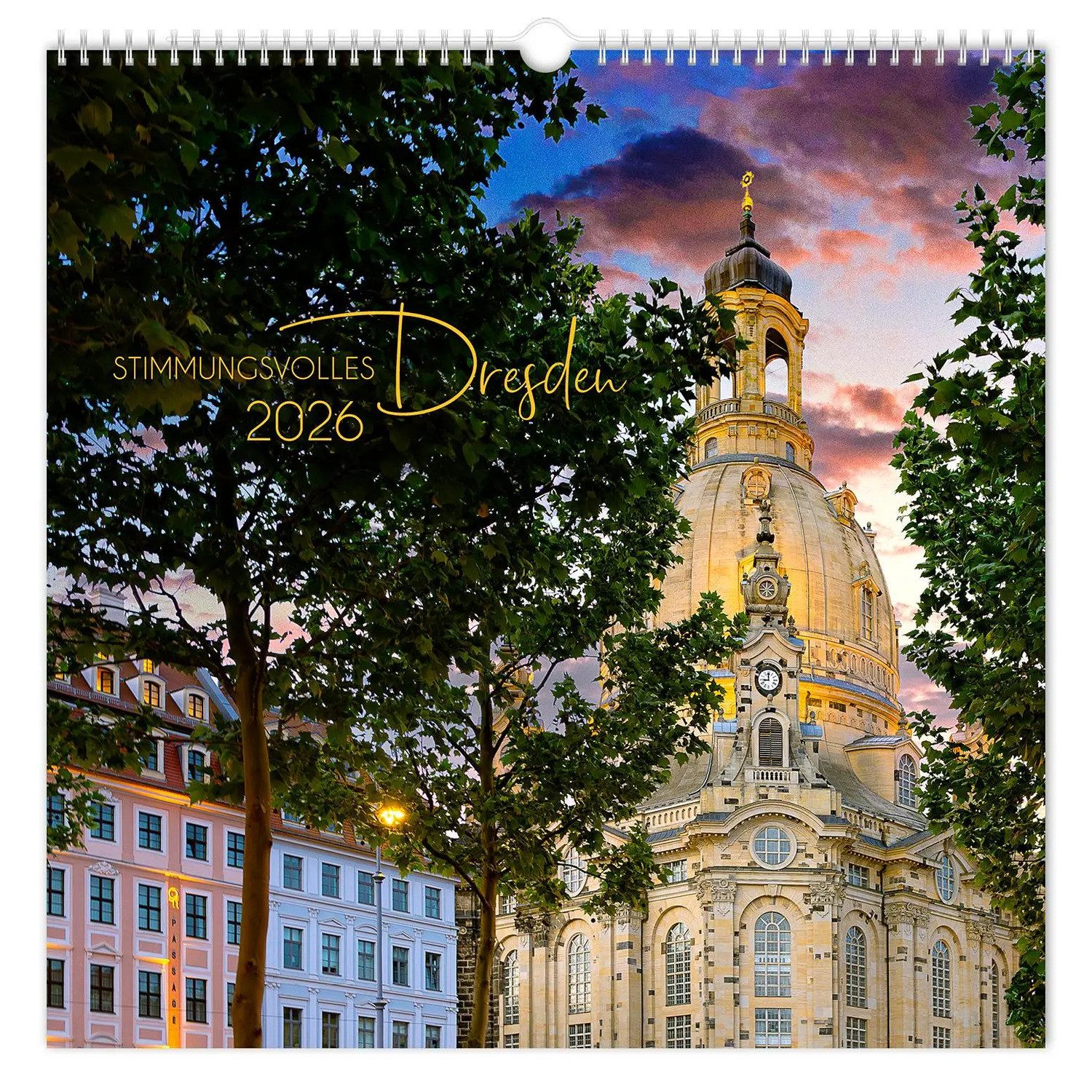 Schubert Wandkalender Kalender Stimmungsvolles Dresden 2026