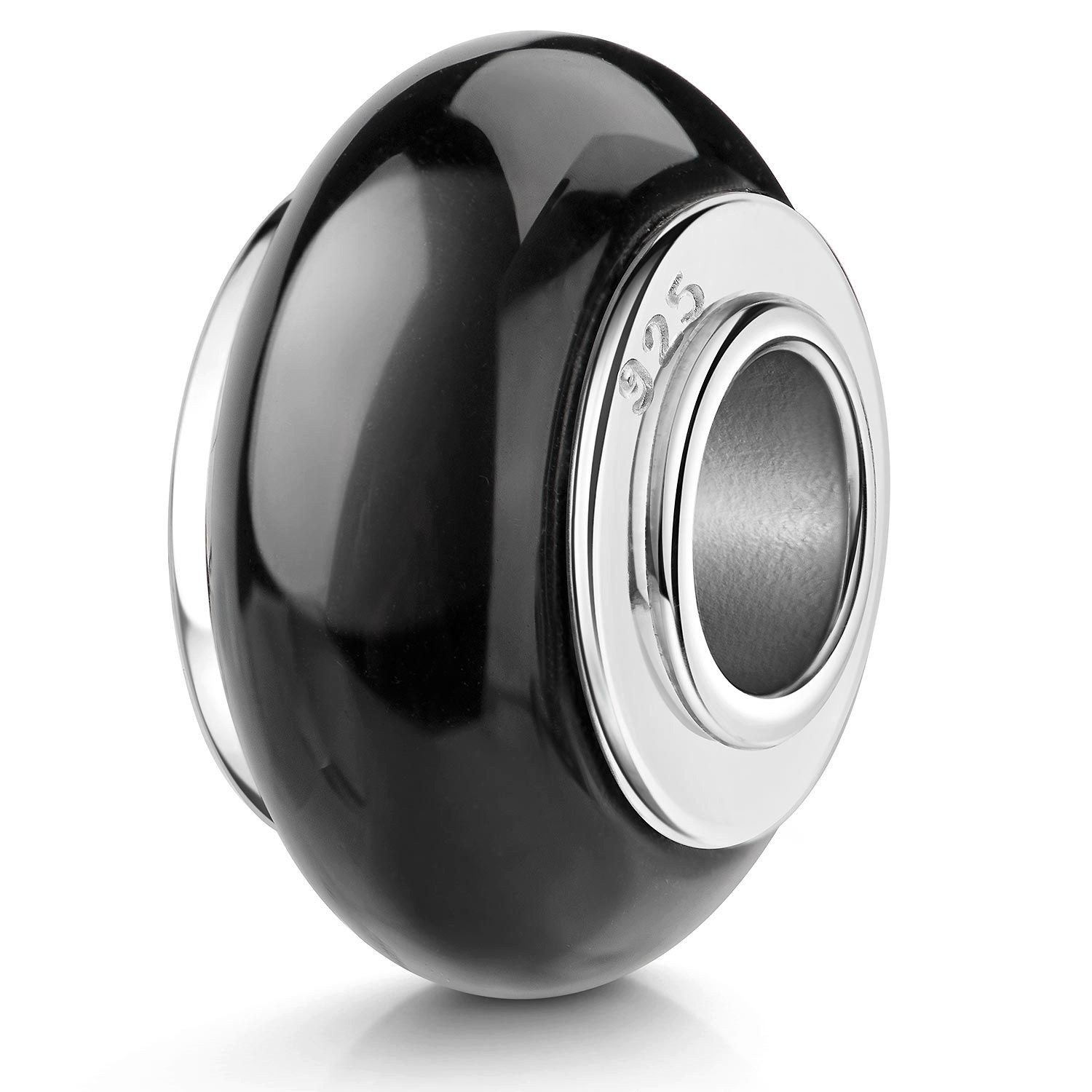Bead Onyx Charm schwarz 400
