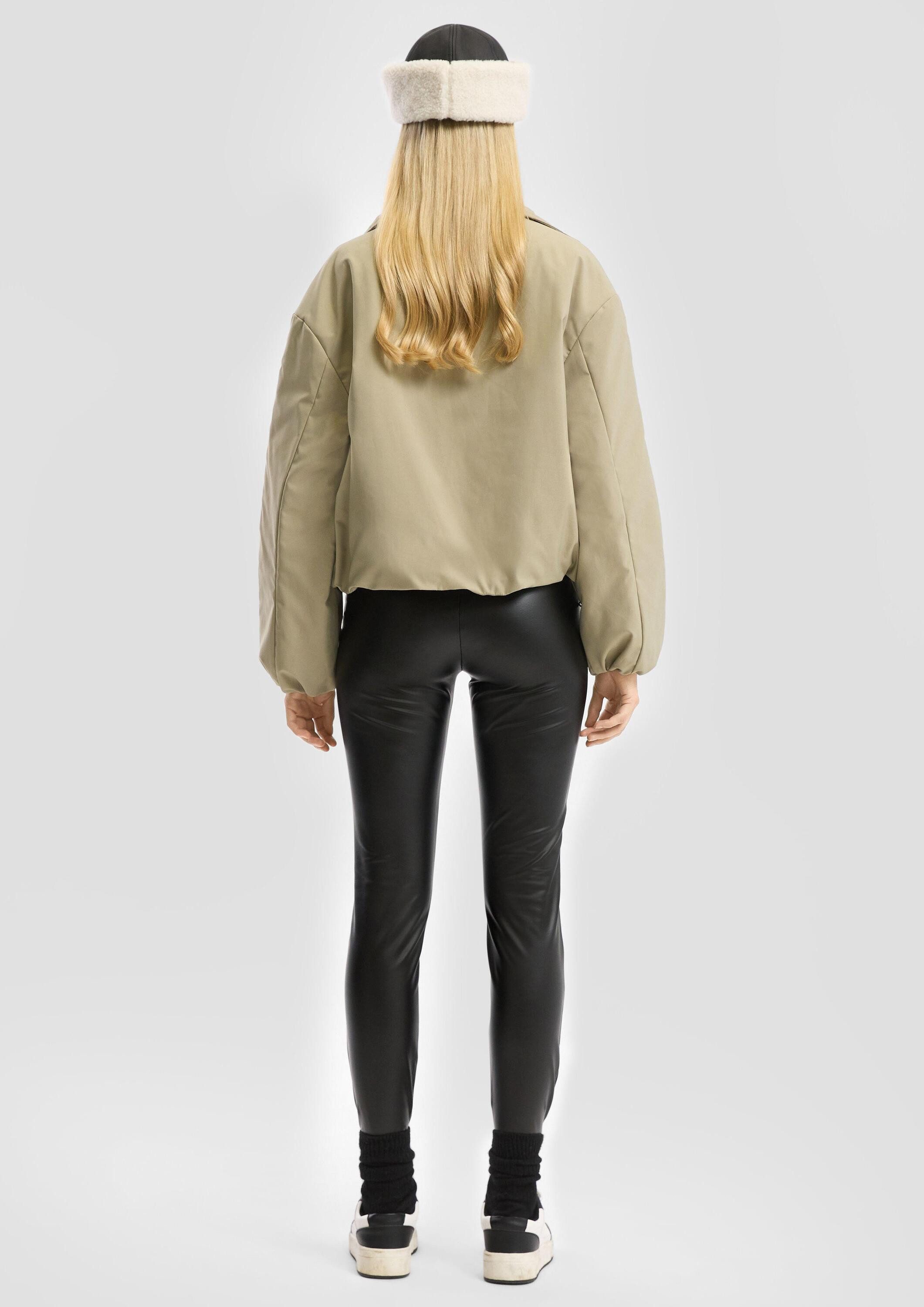QS Leggings Leggings Leggings in Leder-Optik