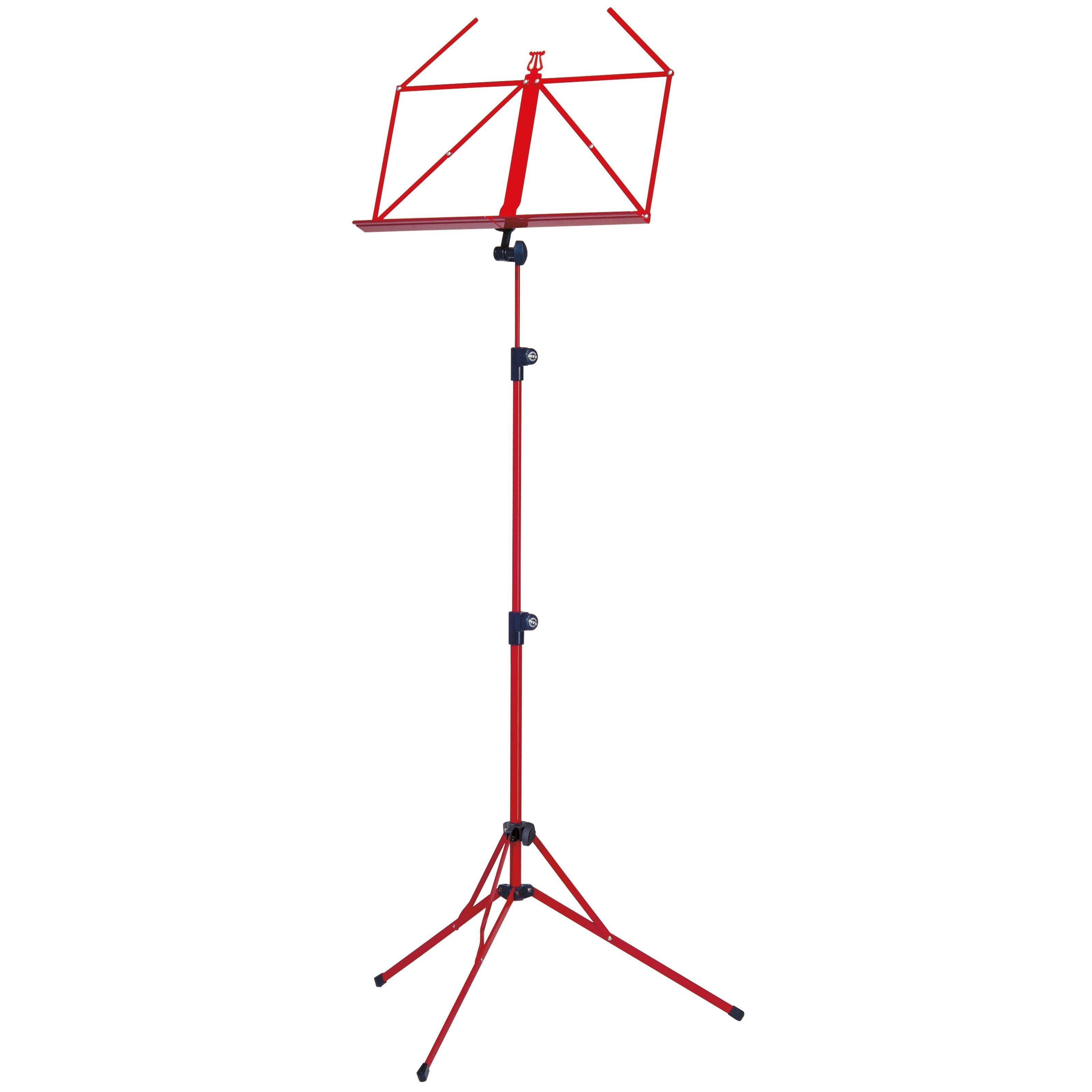 König & Meyer Notenpult, (Stative & Halter, Notenständer), 100/5 Notenpult rot - Notenständer