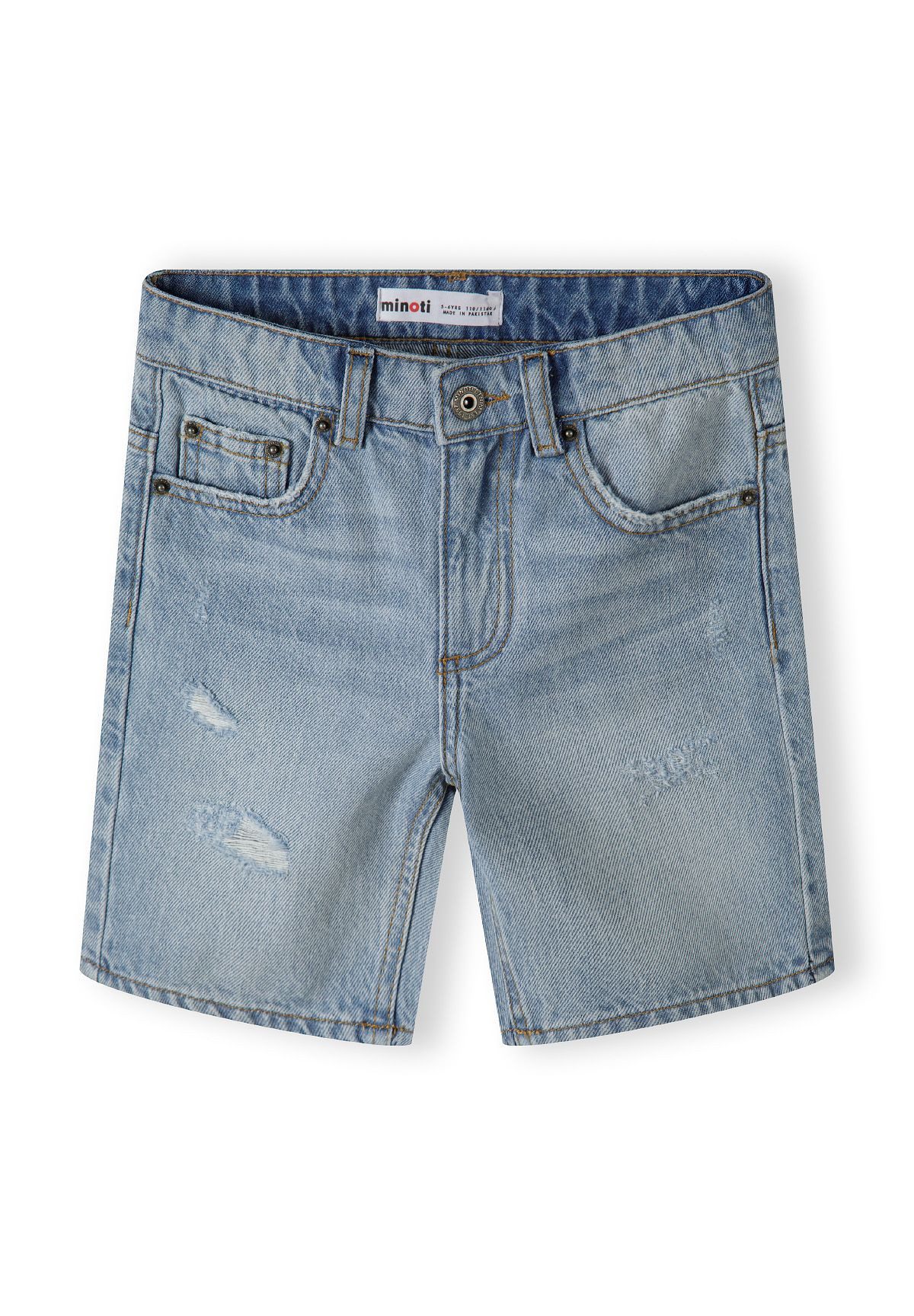 MINOTI Jeansshorts Denim-Shorts mit abgeriebenen Kanten günstig online kaufen