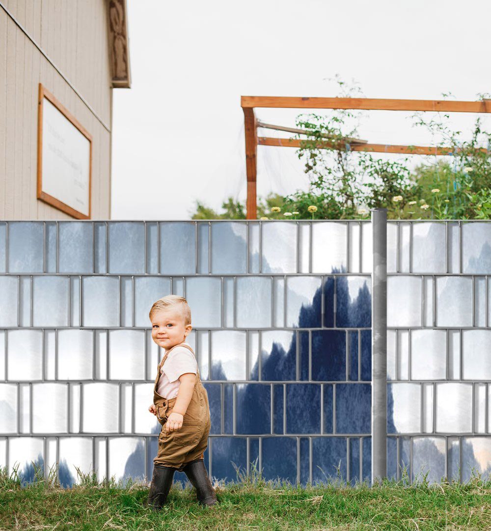Thumbnail - MyMaxxi Sichtschutzstreifen Sichtschutzstreifen Landschaft seicht Sichtschutz Garten Zaun, (Landschaft seicht)