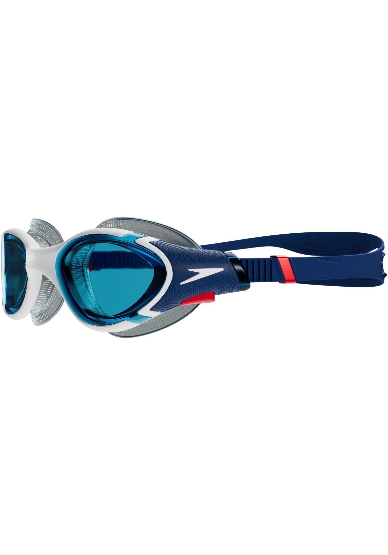 Speedo Schwimmbrille H Schwimmbrille, für Erwachsene, mit Markenlogo, formstabiles Material