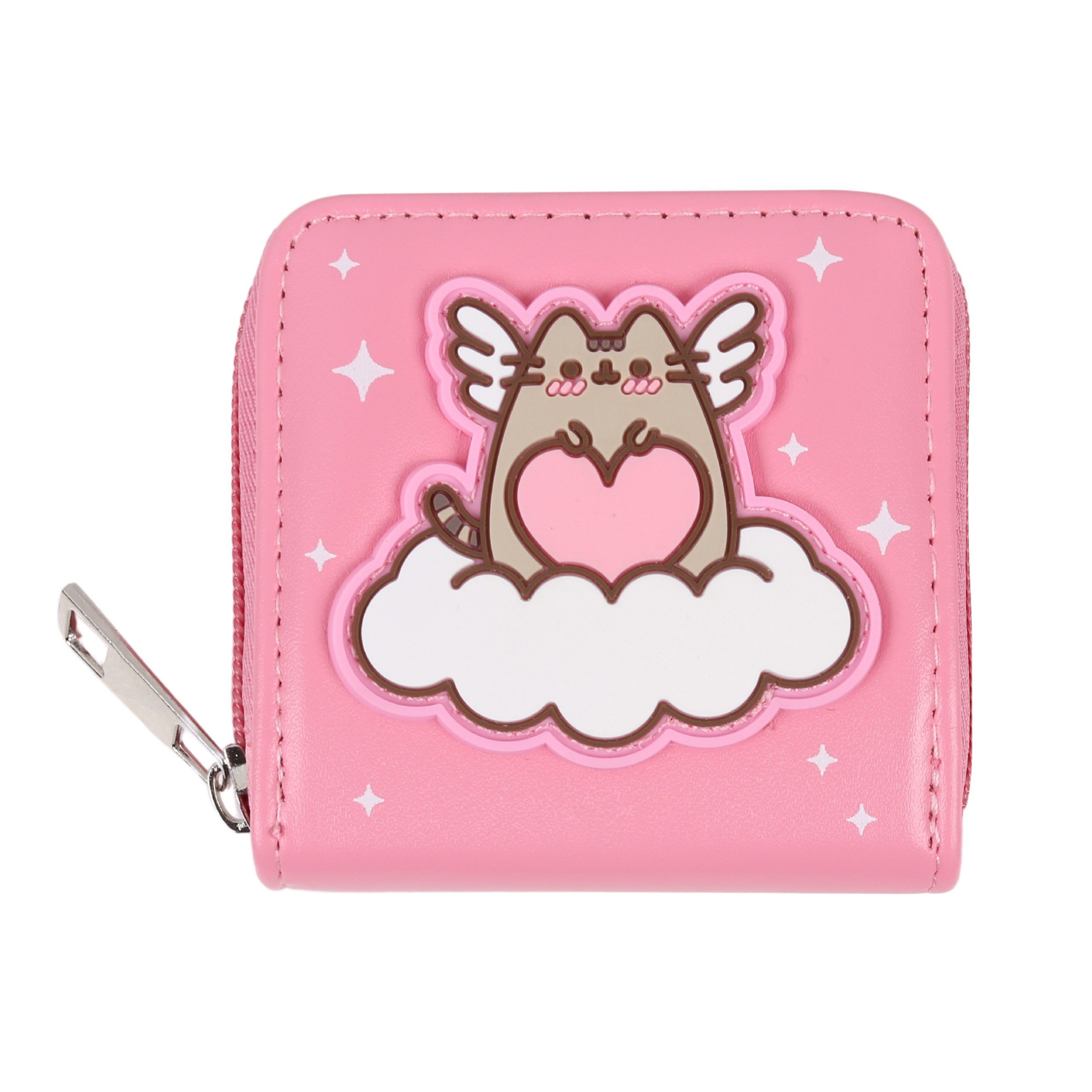 Pusheen Geldbörse Pusheen Rosa kleine Geldbörse für Damen, Reißverschluss, Katze