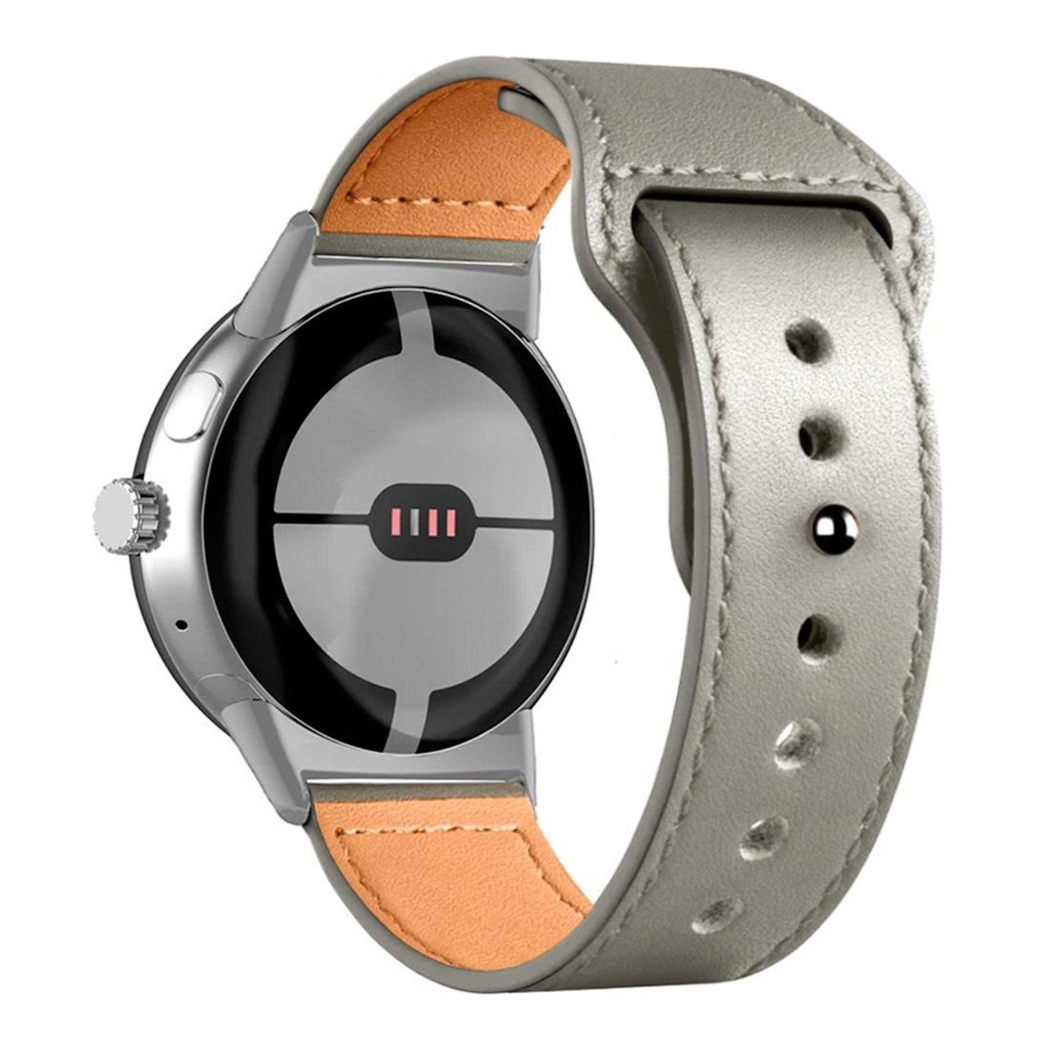 Wigento Smartwatch-Armband Für Google Pixel Watch 4 / 3 / 2 / 1 41mm Leder günstig online kaufen