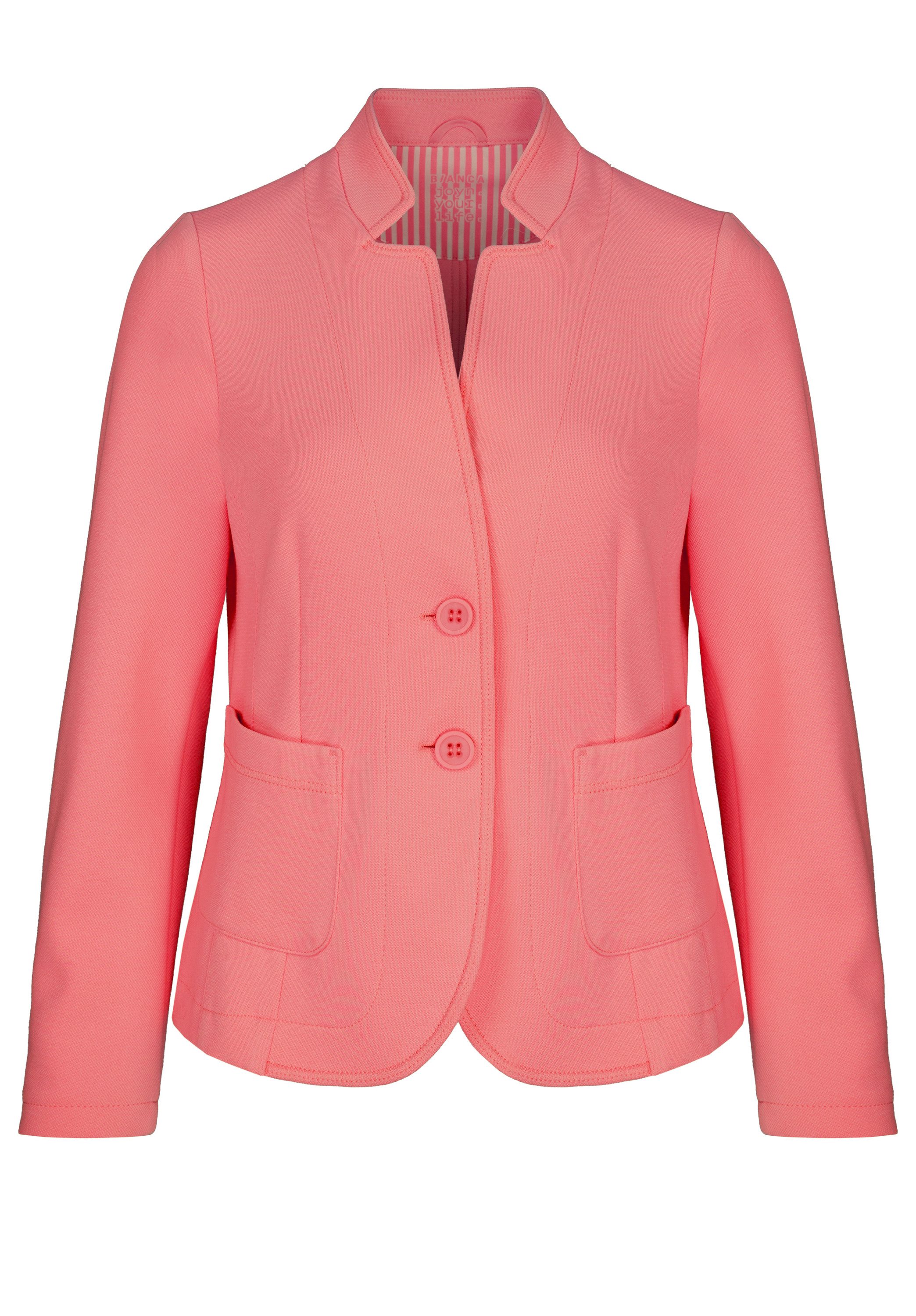 bianca Jackenblazer JOLIEN in modernem unifarbenen Jersey in Trendfarbe günstig online kaufen
