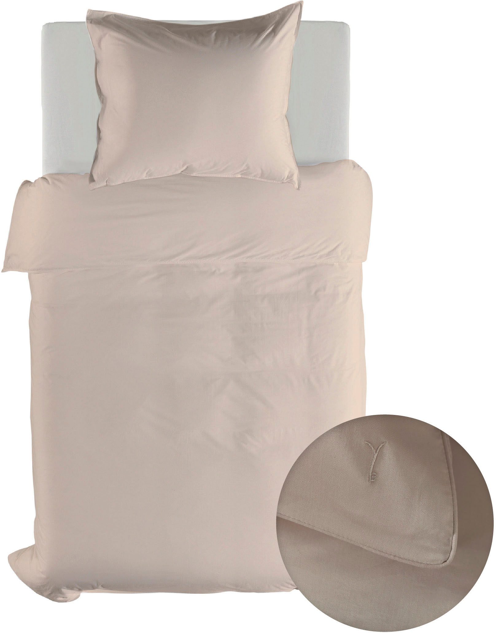 YELLOW Bettwäsche Suite-Dubai, Mako-Satin, 2 teilig, günstig online kaufen