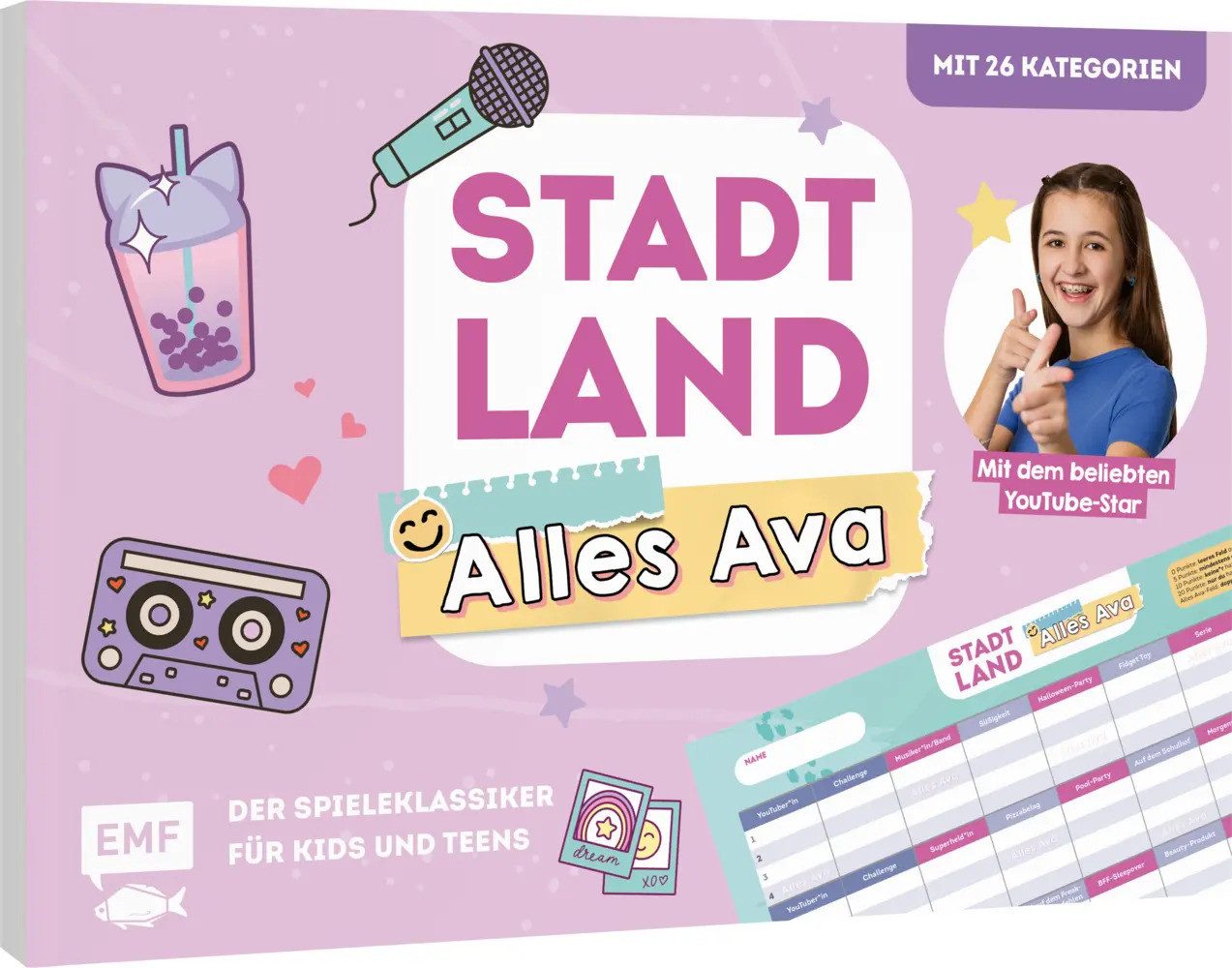 Spiel Stadt, Land, Alles Ava - Der Spieleklassiker für Kids und Teens