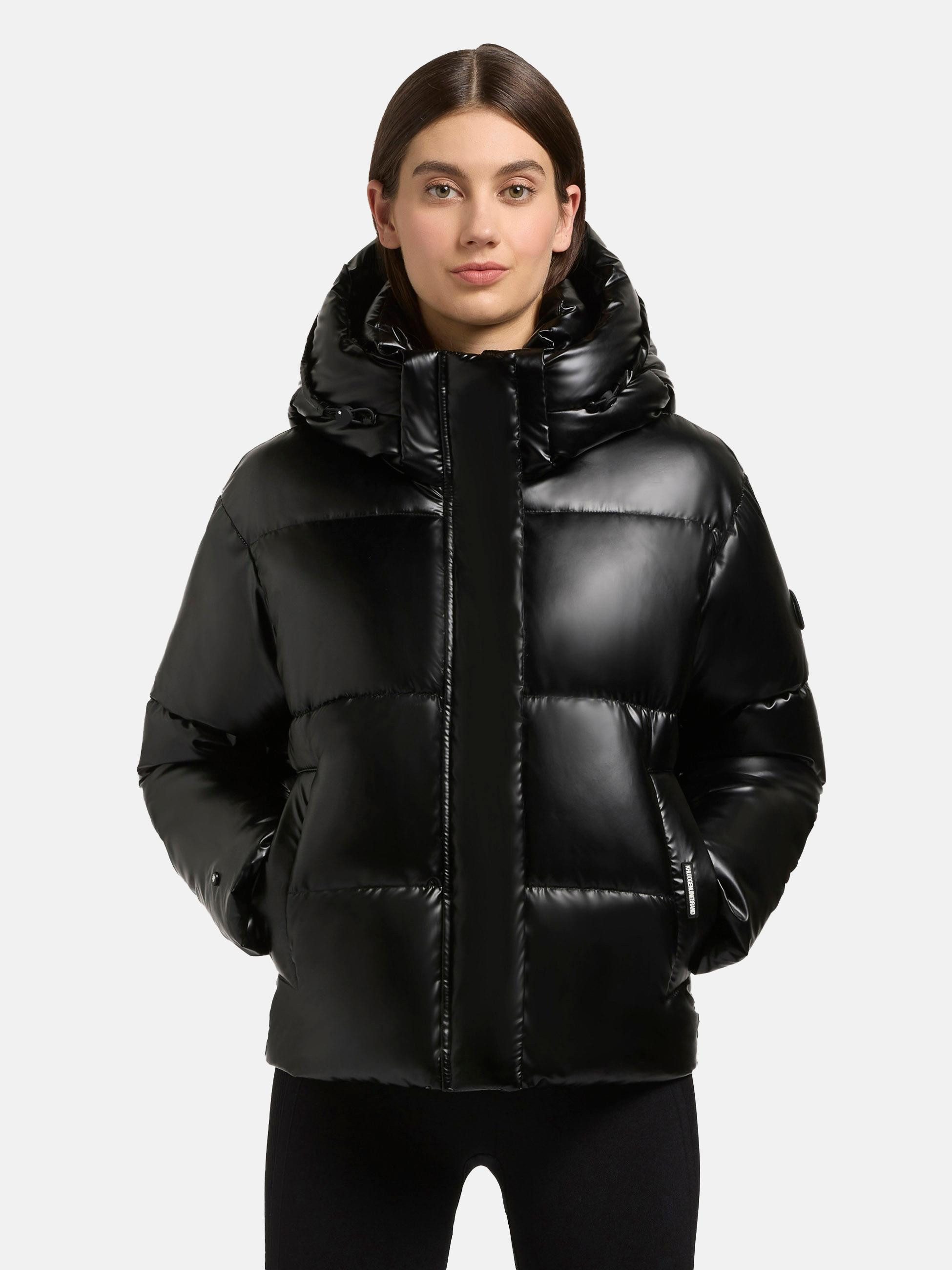 khujo Steppjacke Devina Shiny-YM Glänzende kurze Winterjacke für Damen