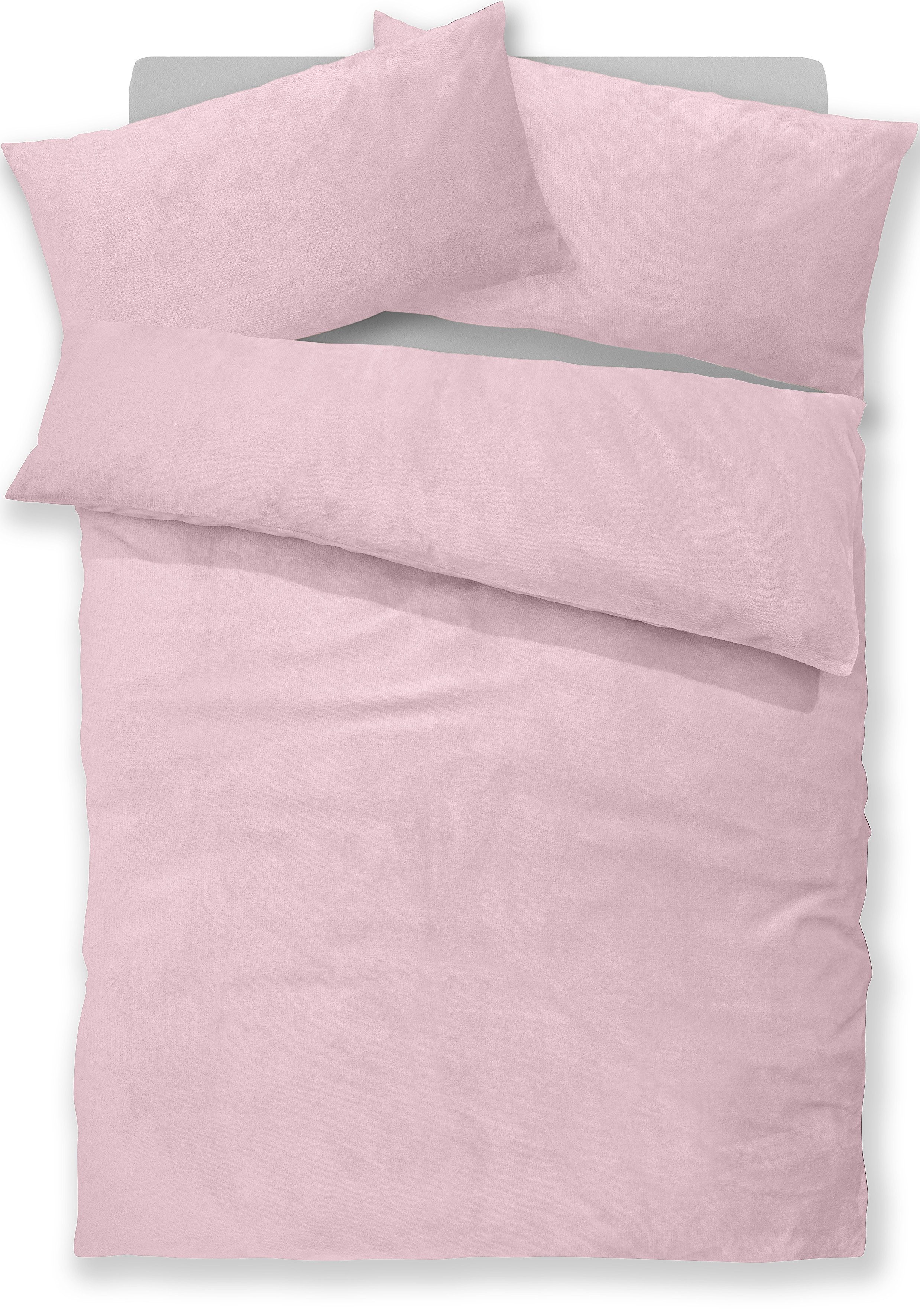 OTTO home Bettwäsche Desner3, Microfaser, 2 teilig, Bettwäsche mit Reißverschluss, Cashmere-Touch, kuschelig & weich