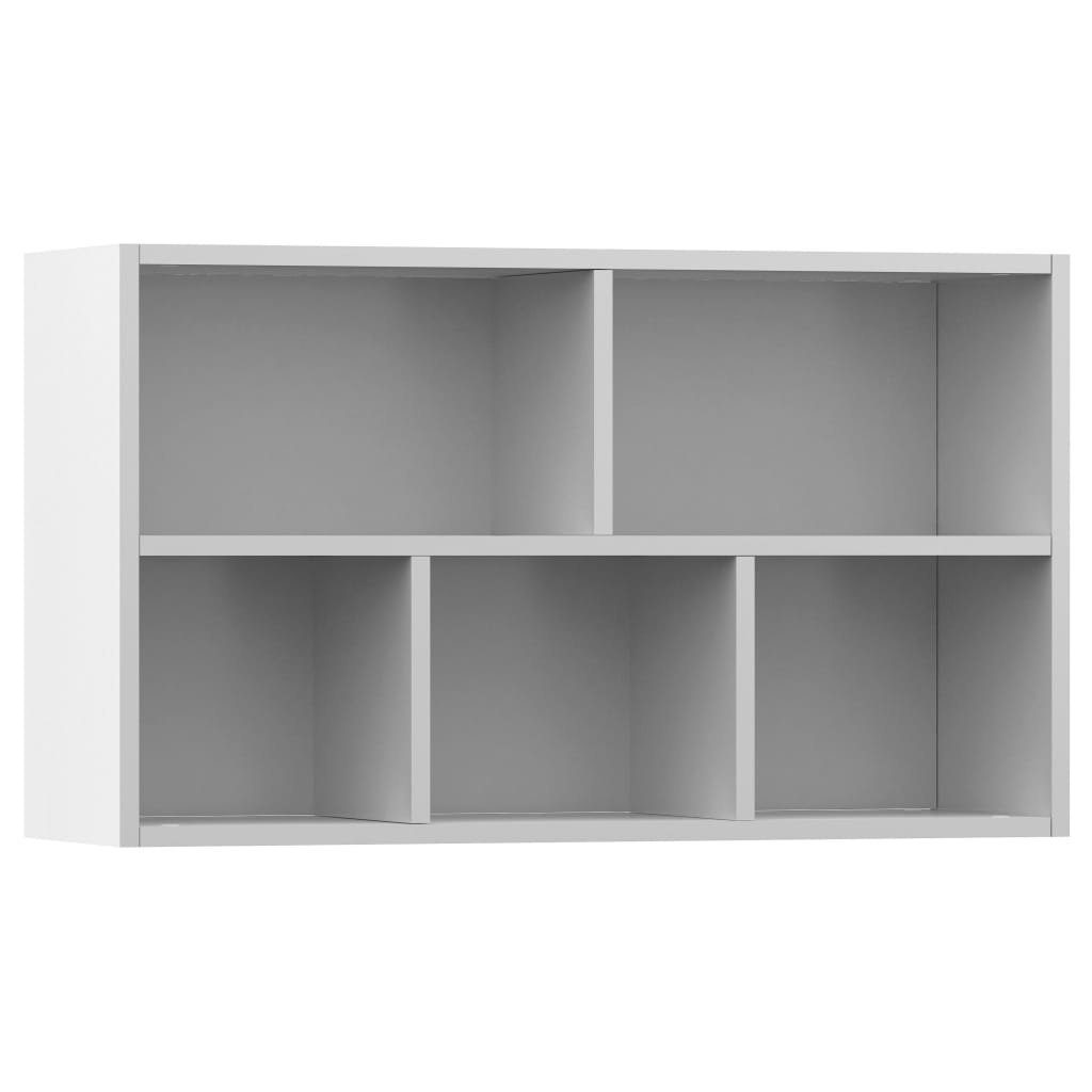 Holzwerkstoff, Bücherregal/Sideboard Weiß 50x25x80 vidaXL cm Bücherregal 1-tlg.