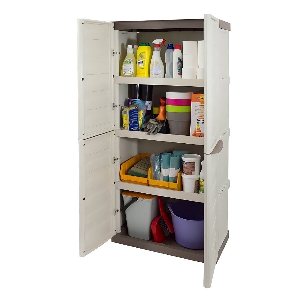 GarPet Garten-Geräteschrank Gartenschrank Kunststoff Geräteschrank Wetterfe günstig online kaufen