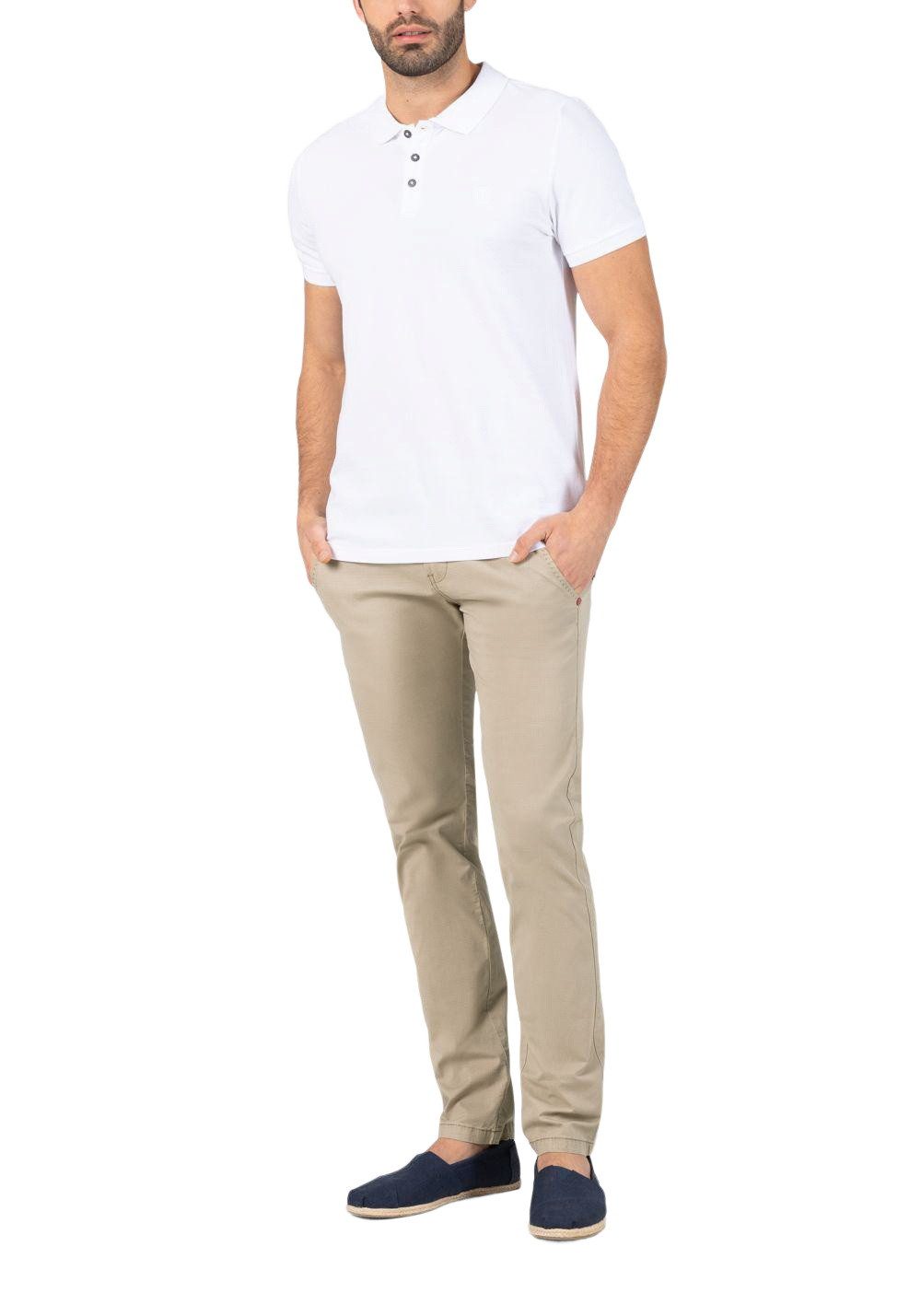 TIMEZONE Herren Chino Hose SLIM JANNOTZ Mid Waist Slim Fit - Blau Beige Gra günstig online kaufen