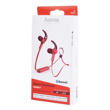 Hama Sport BT Kopfhörer Bluetooth Headset Ohrbügel Headset (Anruffunktion, Bluetooth, Mikrofon, Wiedergabe-Steuerung, Bluetooth 5.0, Schweißfest, Anruf-Funktionen, Wiedergabe-Steuerung, mit Mikrofon)