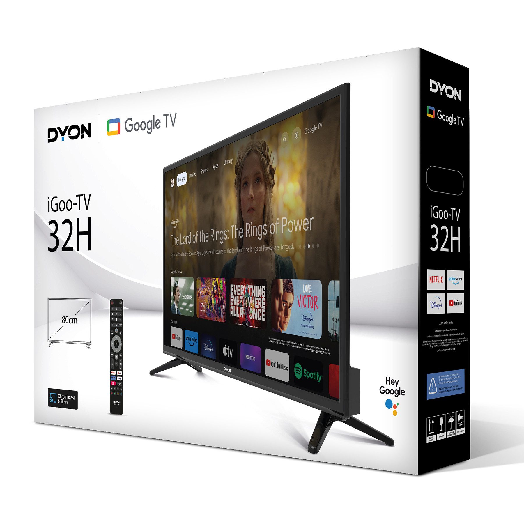 Dyon iGoo-TV 32H LED-Fernseher (80 cm/32...