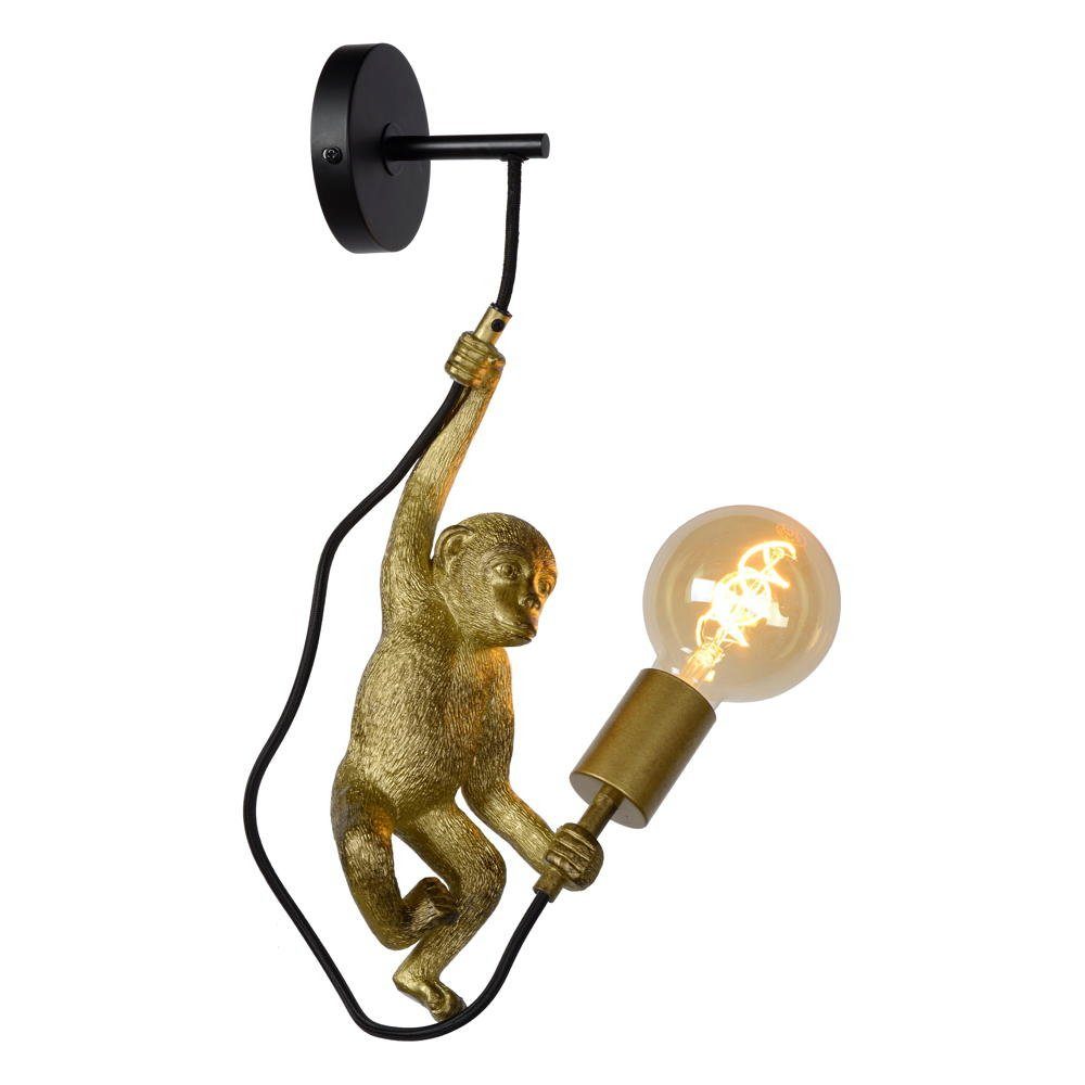 in keine warmweiss, Chimp Wandlicht Wandlampe, Wandleuchte Wandleuchte, Nein, enthalten: Wandleuchte click-licht Gold Leuchtmittel Angabe, Extravaganza E27,