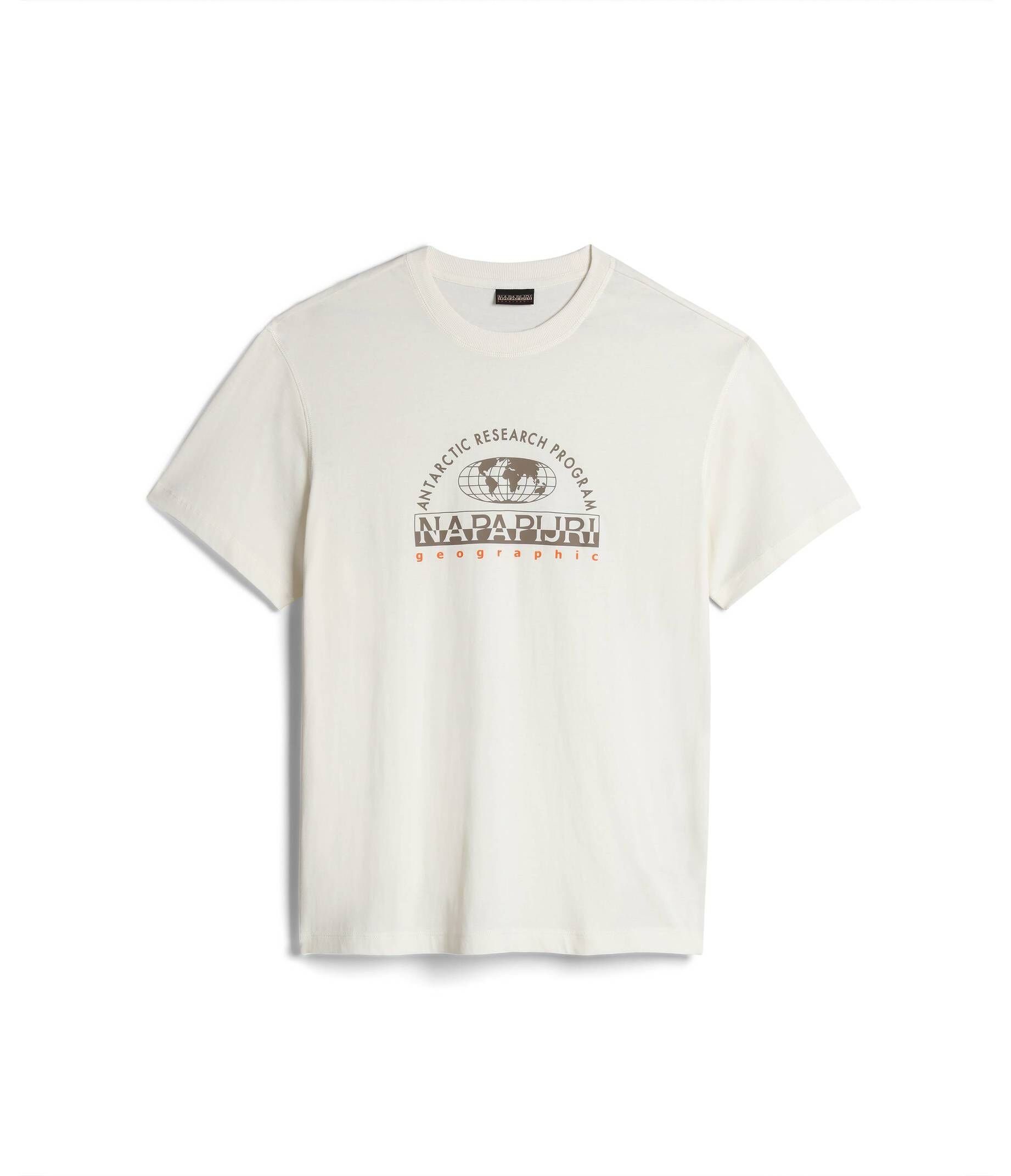 Napapijri T-Shirt Herren T-Shirt S-MACCAS (1-tlg) weiss (10)