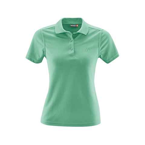 Maier Sports Funktionsshirt Ulrike Damen Polo, pique Poloshirt, schnelltrocknendes Outdoor-Shirt