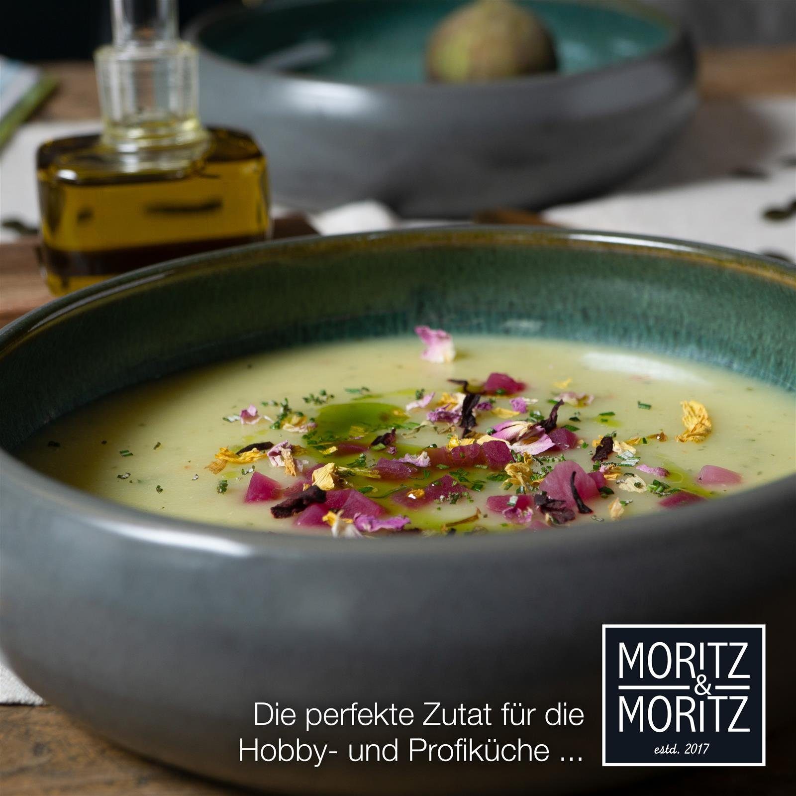 Reaktiv, Suppen Suppe, Moritz Suppenteller (4 Nudeln, Geschirr Bowl für Müsli Moritz oder Salat Moritz Moritz Teller & & Schüssel Grün Set St), 4tlg