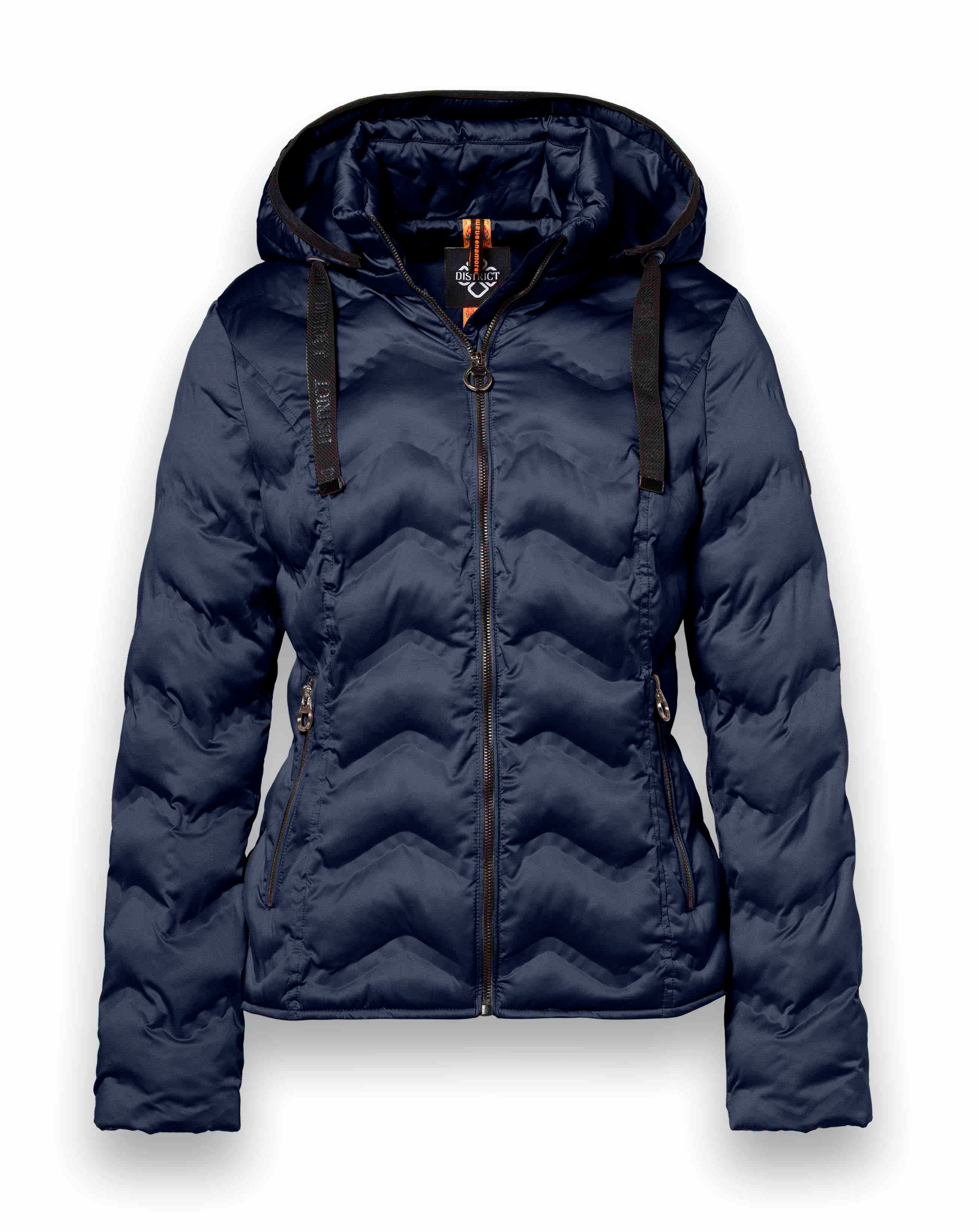 District Winterjacke Snowbird (mit Kapuze, wasserabweisend) navyblau Damen