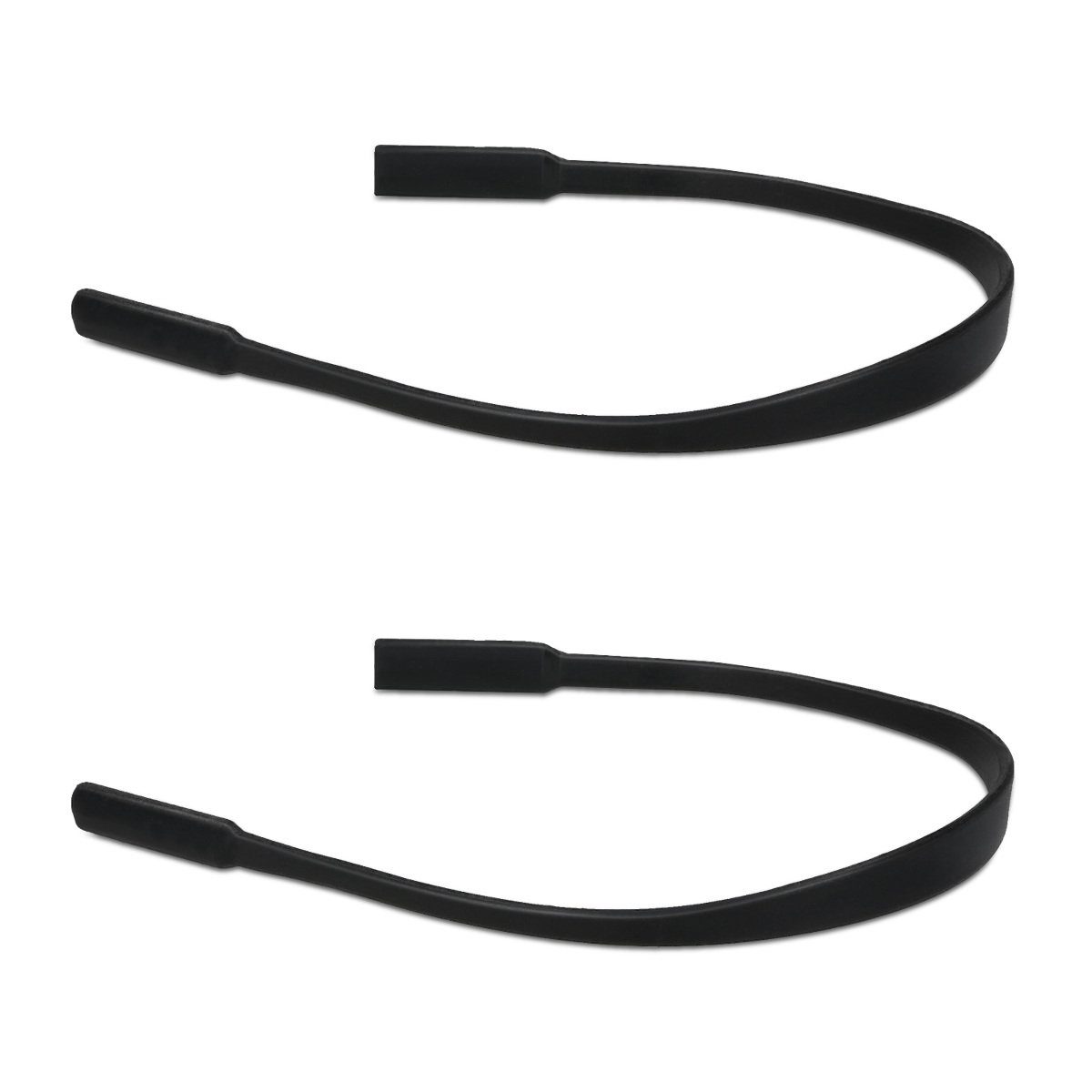 kwmobile Brillengestell kwmobile Antirutsch Brillenband für Brillenbügel Set - 2x Silikon, Antirutsch Sportband für Brille