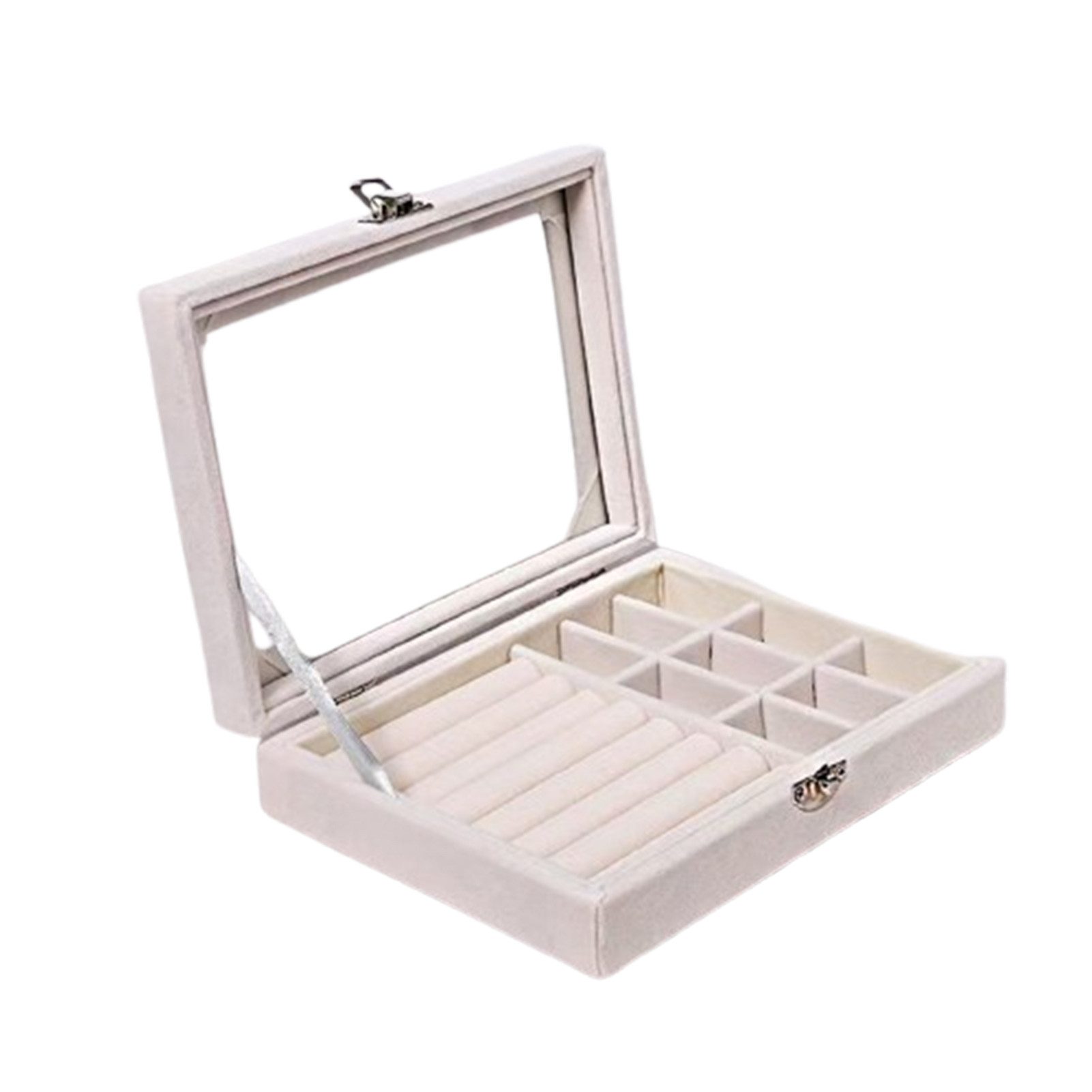 Jumpeak Schmuckkasten Tragbares Schmuckbox, Schmuckkästchen, Ring-Organizer günstig online kaufen