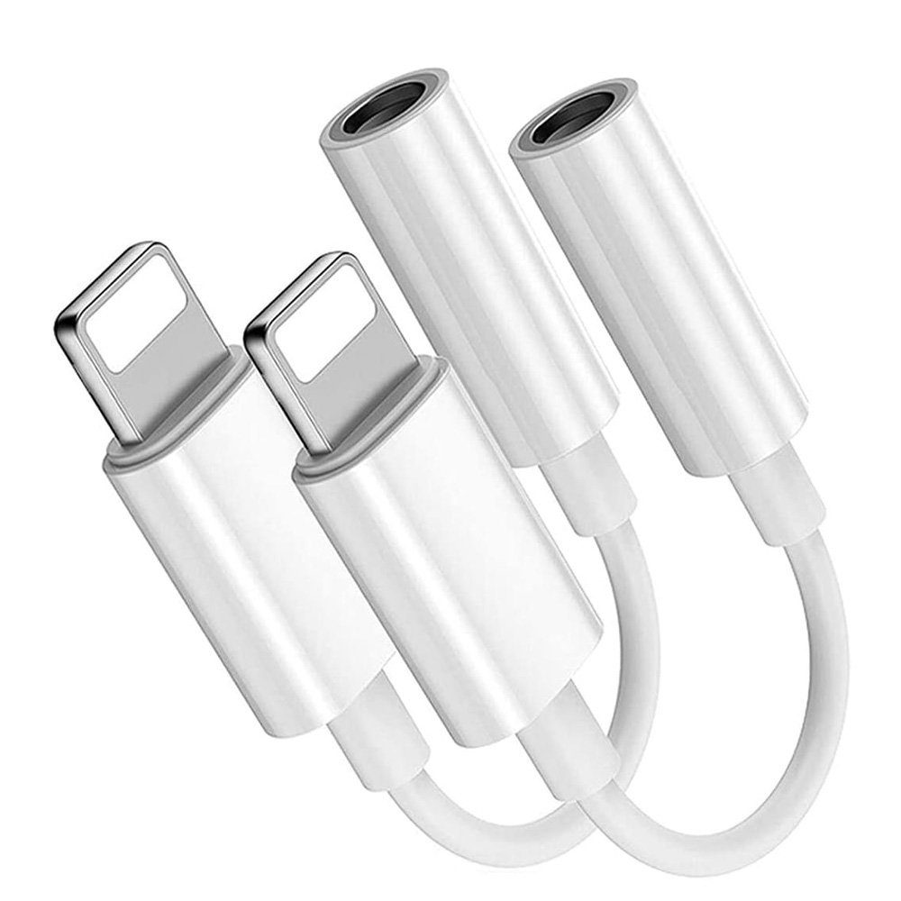 GelldG Lightning auf 3,5 mm Kopfhörer Adapter iPhone Audio Kabel USB-Adapter