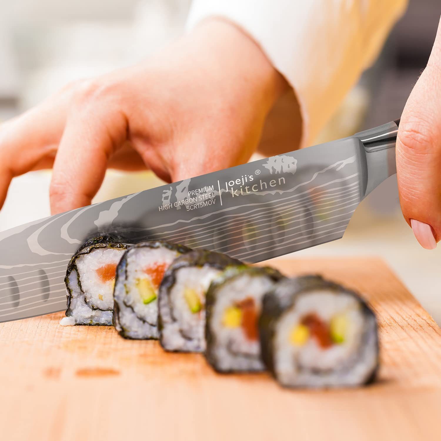 JOEJI’S KITCHEN Damastmesser japanisches Scharfes Messer Küchenmesser Messer Damast