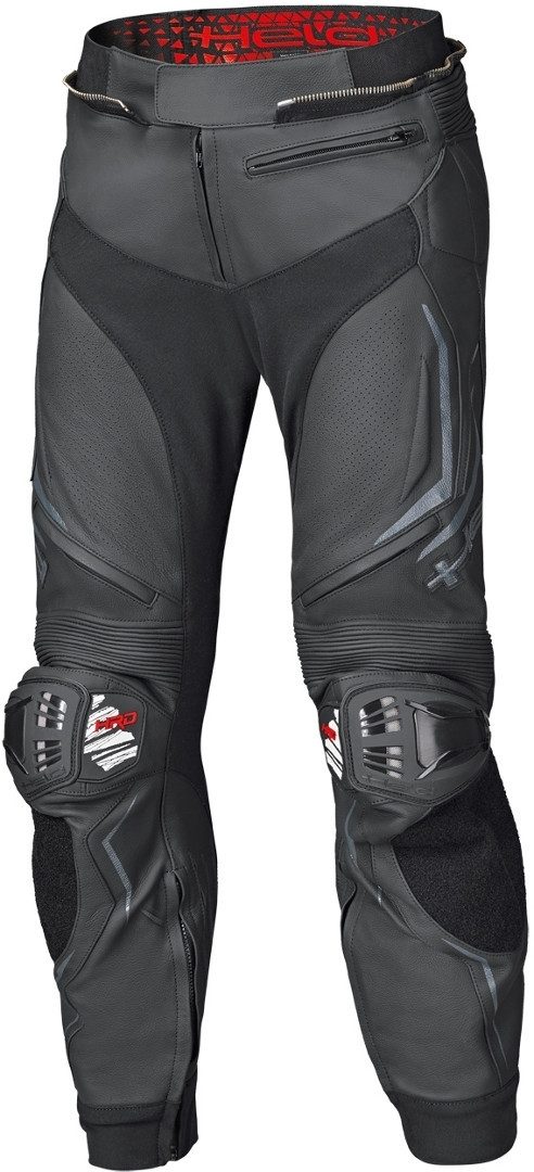 Held Biker Fashion Motorradhose Grind II Motorrad Lederhose Knieprotektoren enthalten,Knieschleifer enthalten