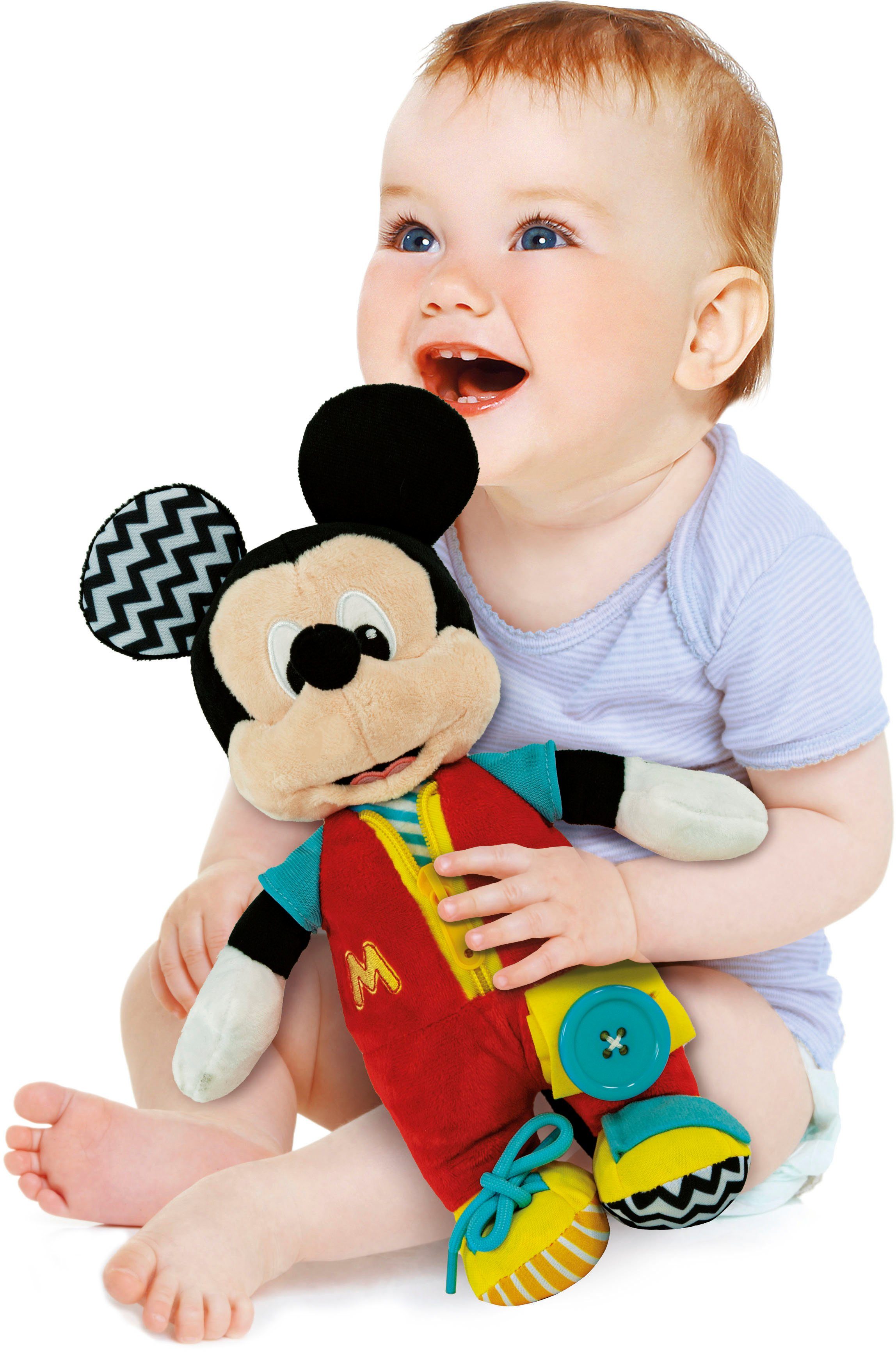 Clementoni® Stoffpuppe Disney Baby, Baby Mickey Dress up günstig online kaufen