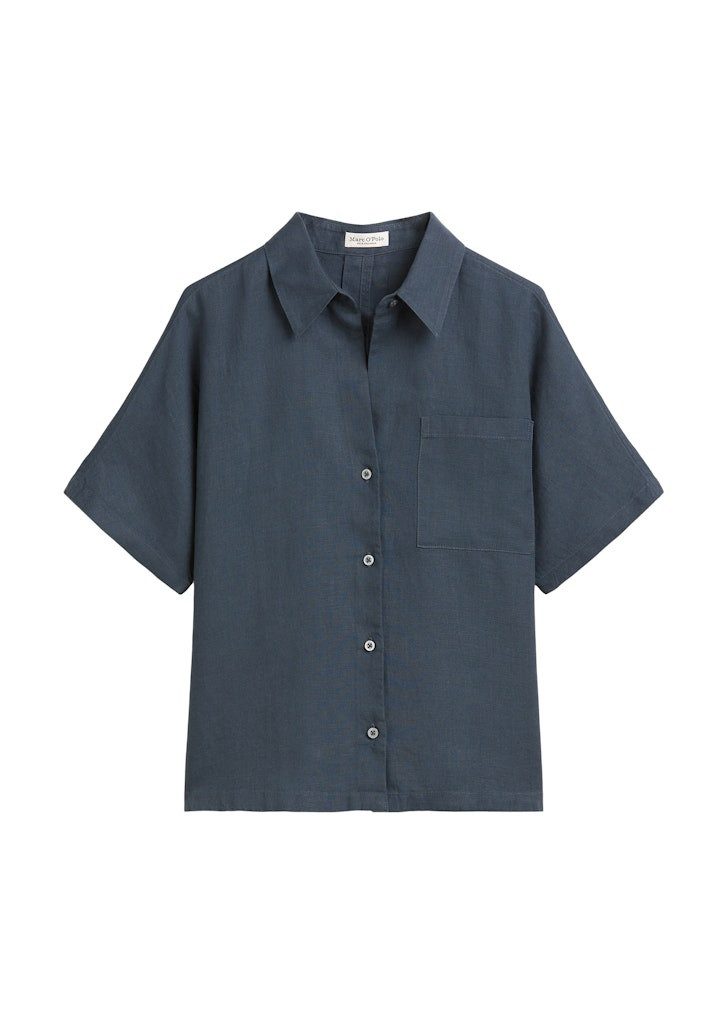 Marc O'Polo Blusenponcho Marc O' Polo Women / Da. Bluse / Blouse, shirt collar, short sleeve
