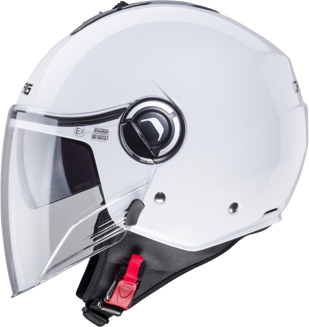 Caberg Motorradhelm Riviera V4 X Jethelm, Vorbereitet Für Kommunikationssystem,integriertes Sonnenvisier