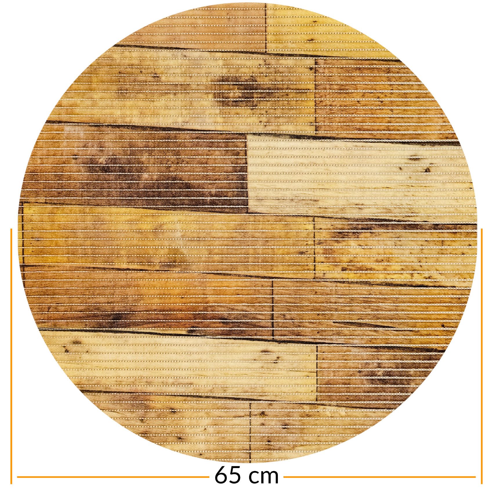 ANRO Schaum-Badematte Antirutschmatte Weichschaummatte mit Drainage Premium, Höhe 5 mm, strapazierfähig, Drainage Effekt, Rillen, wasserdurchlässig, rutschhemmend, pflegeleicht, Weich, Rutschfest, Rutschhemmend, Schnelltrockend, mit Drainagelöchern, Modern, Praktisch, PVC, Rund, Geprägt