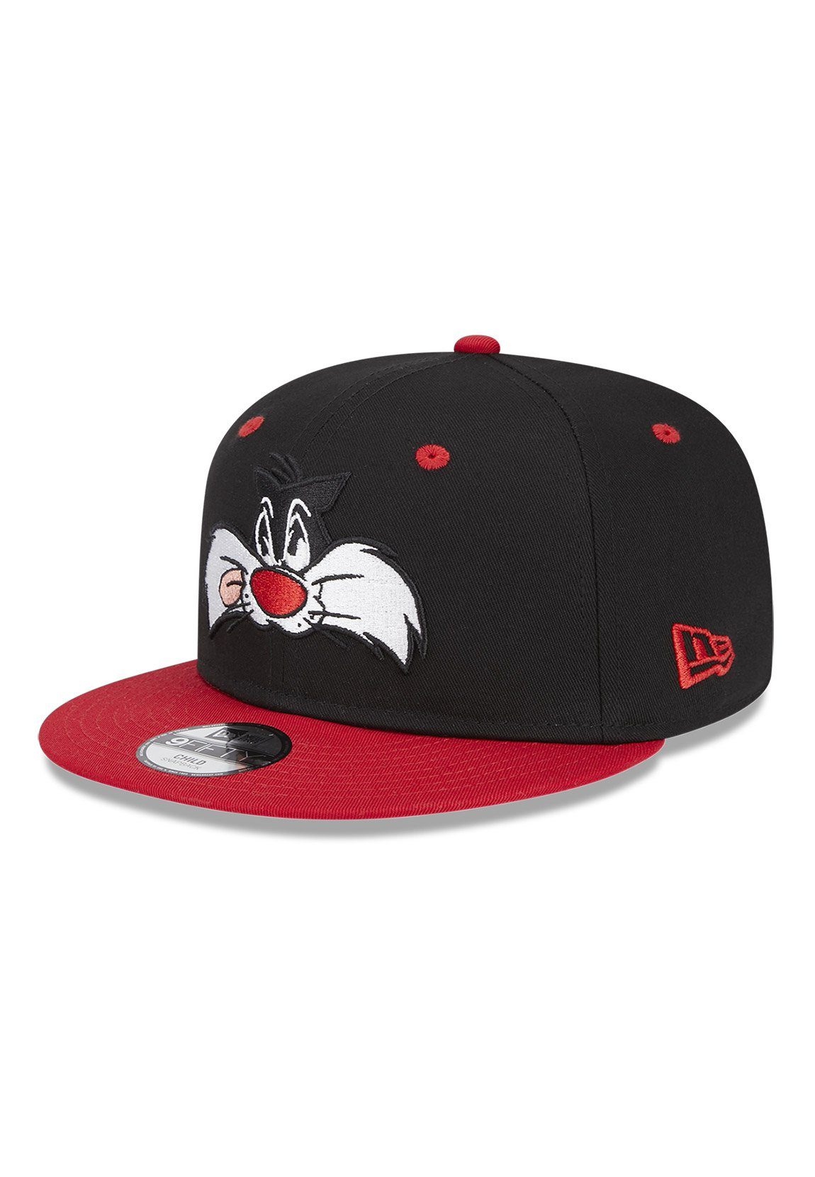 New Era Baseball Cap New Era Kids Looney 9Fifty Kinder Cap SYLVESTER Schwarz Rot