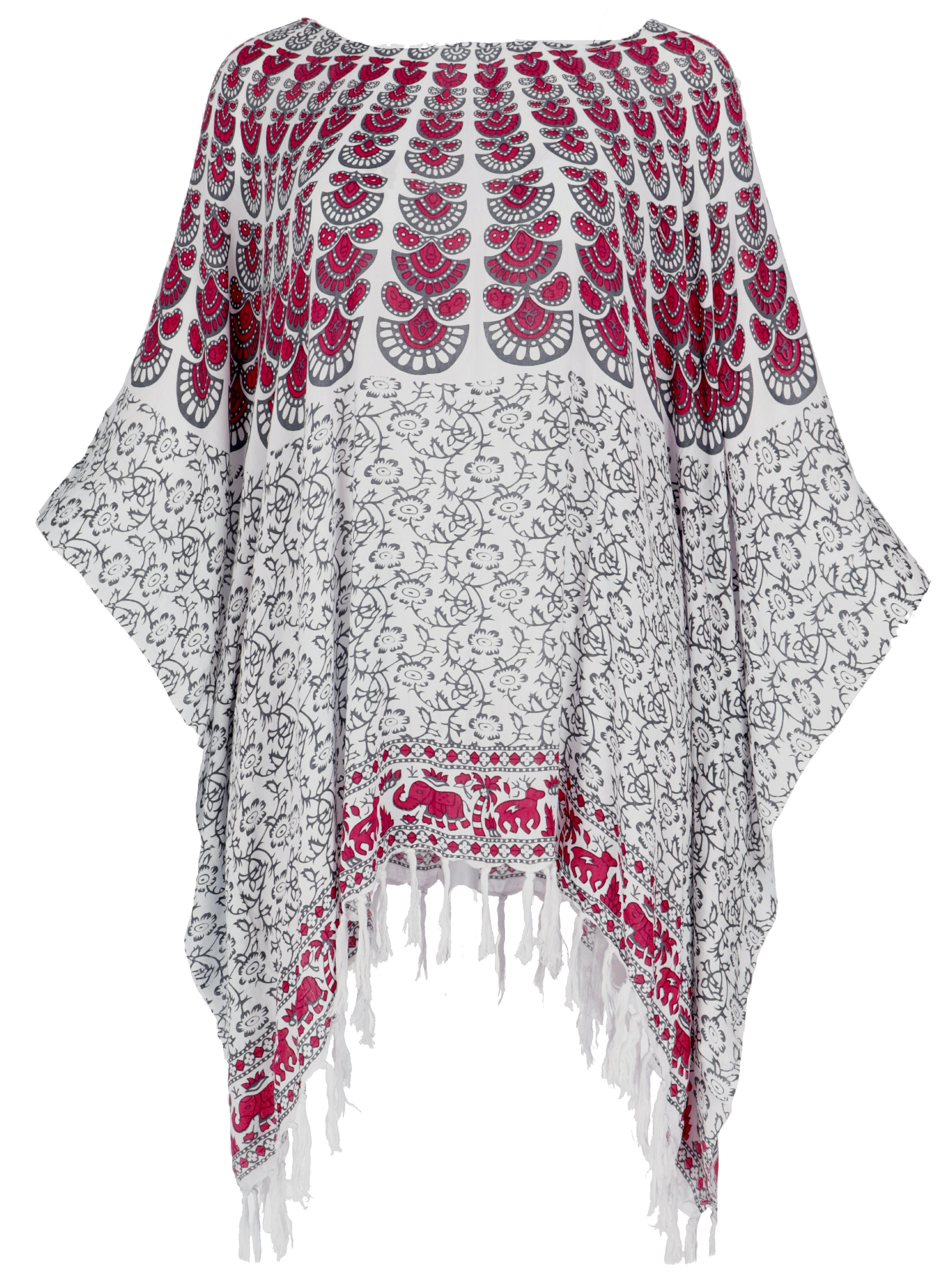 Guru-Shop Longbluse Kaftan, Ibiza-StyleTunika, Boho Bluse, günstig online kaufen