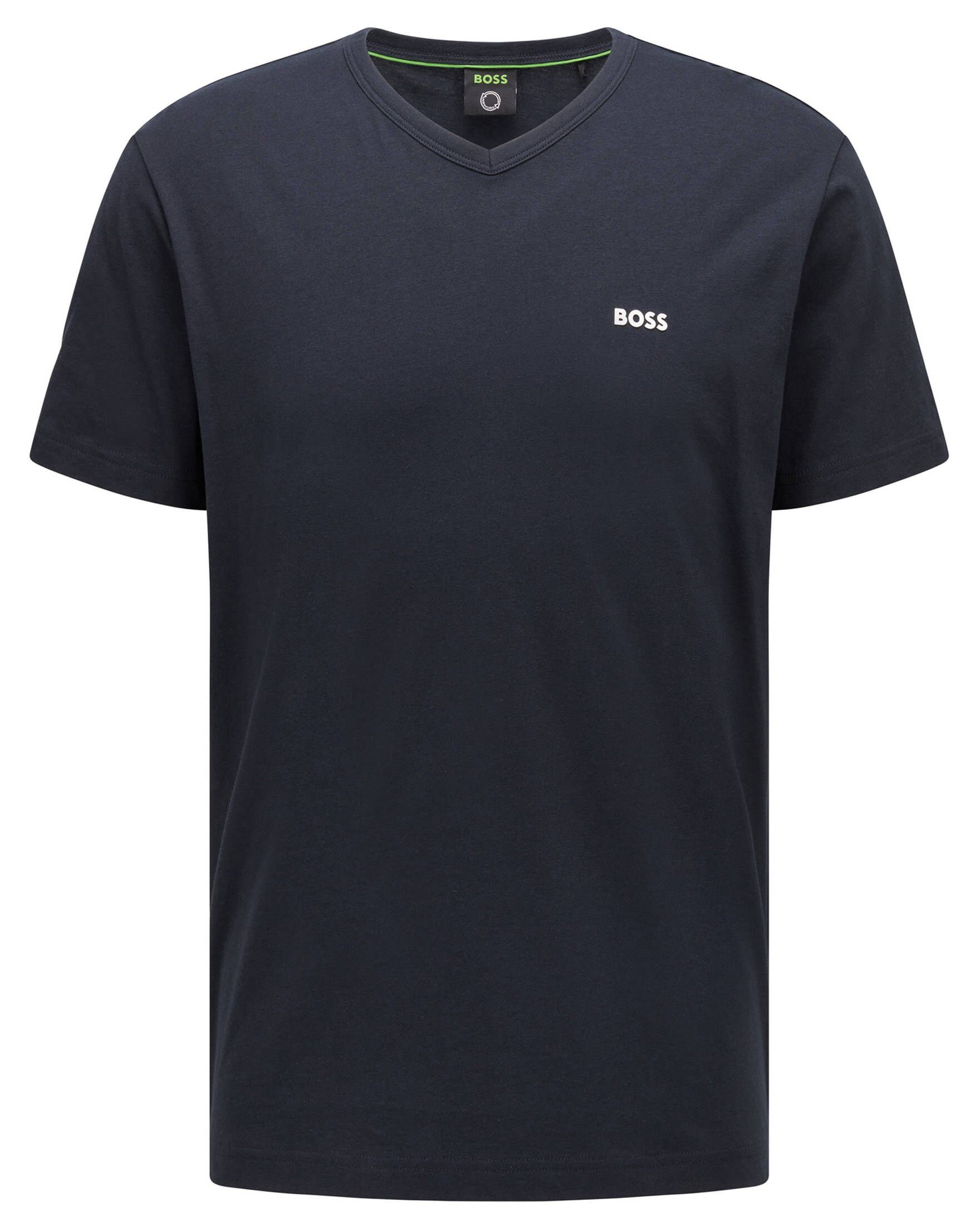 BOSS T-Shirt Herren T-Shirt TEEVN (1-tlg) marine (52)