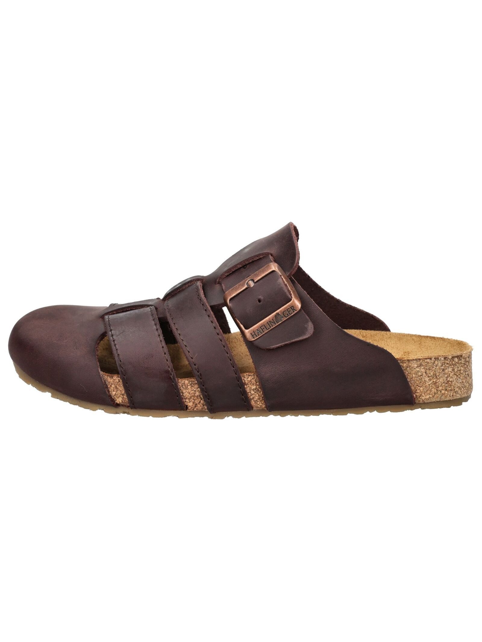 Haflinger Haflinger Hausschuhe Leder Pantolette