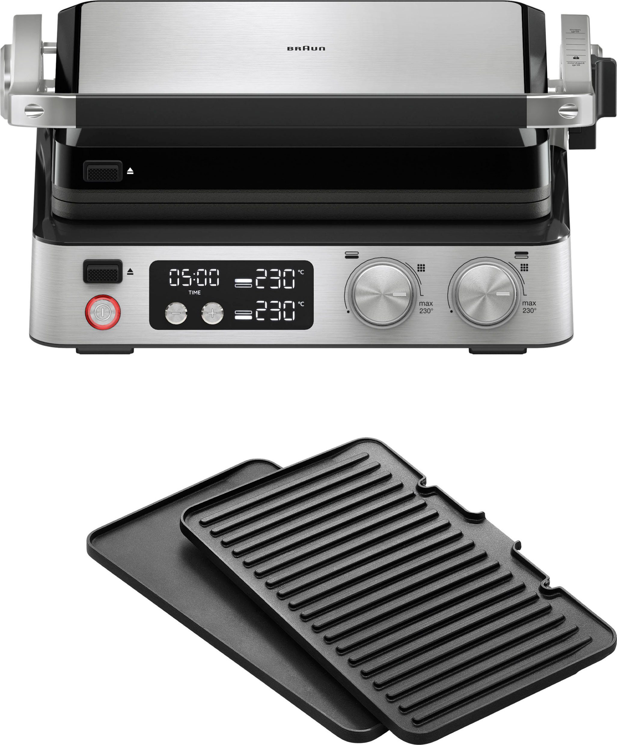 Braun Kontaktgrill CG silber, W Multigrill 7 2000 7040