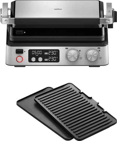 Braun Kontaktgrill Multigrill 7 CG 7040 silber, 2000 W