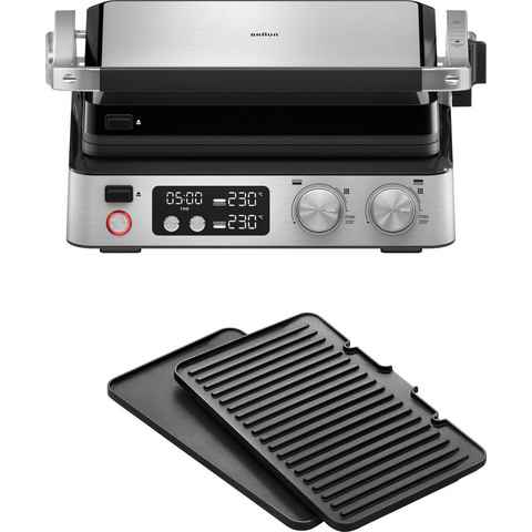 Braun Kontaktgrill Multigrill 7 CG 7040 silber, 2000 W